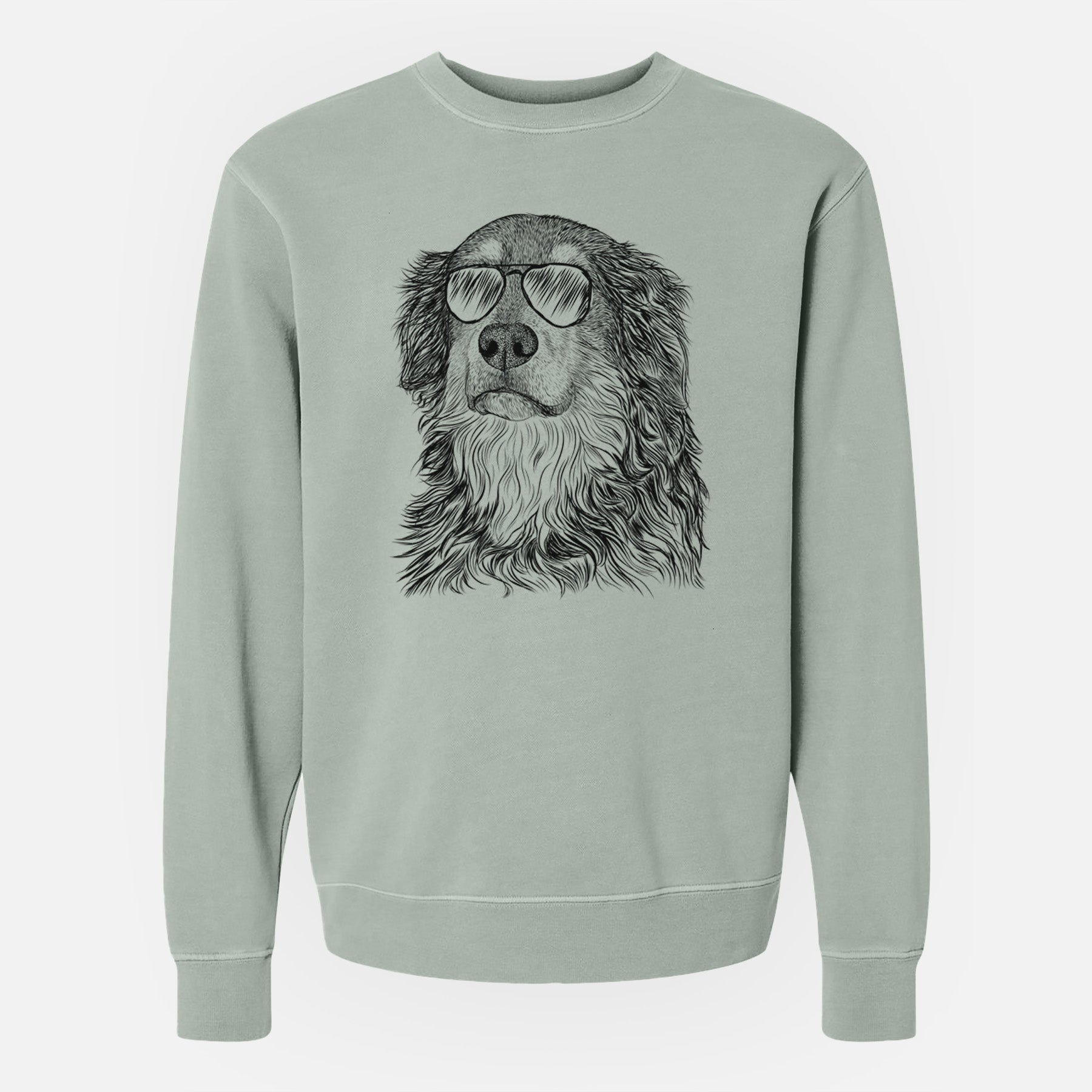 Aviator Ranger the Mixed Breed - Unisex Pigment Dyed Crew Sweatshirt