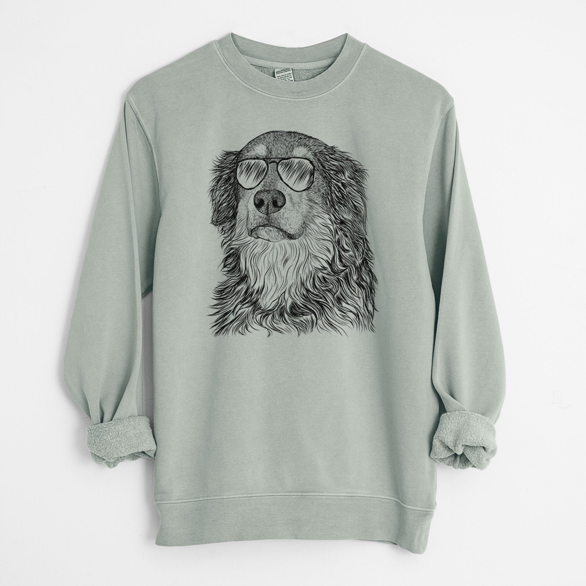 Aviator Ranger the Mixed Breed - Unisex Pigment Dyed Crew Sweatshirt