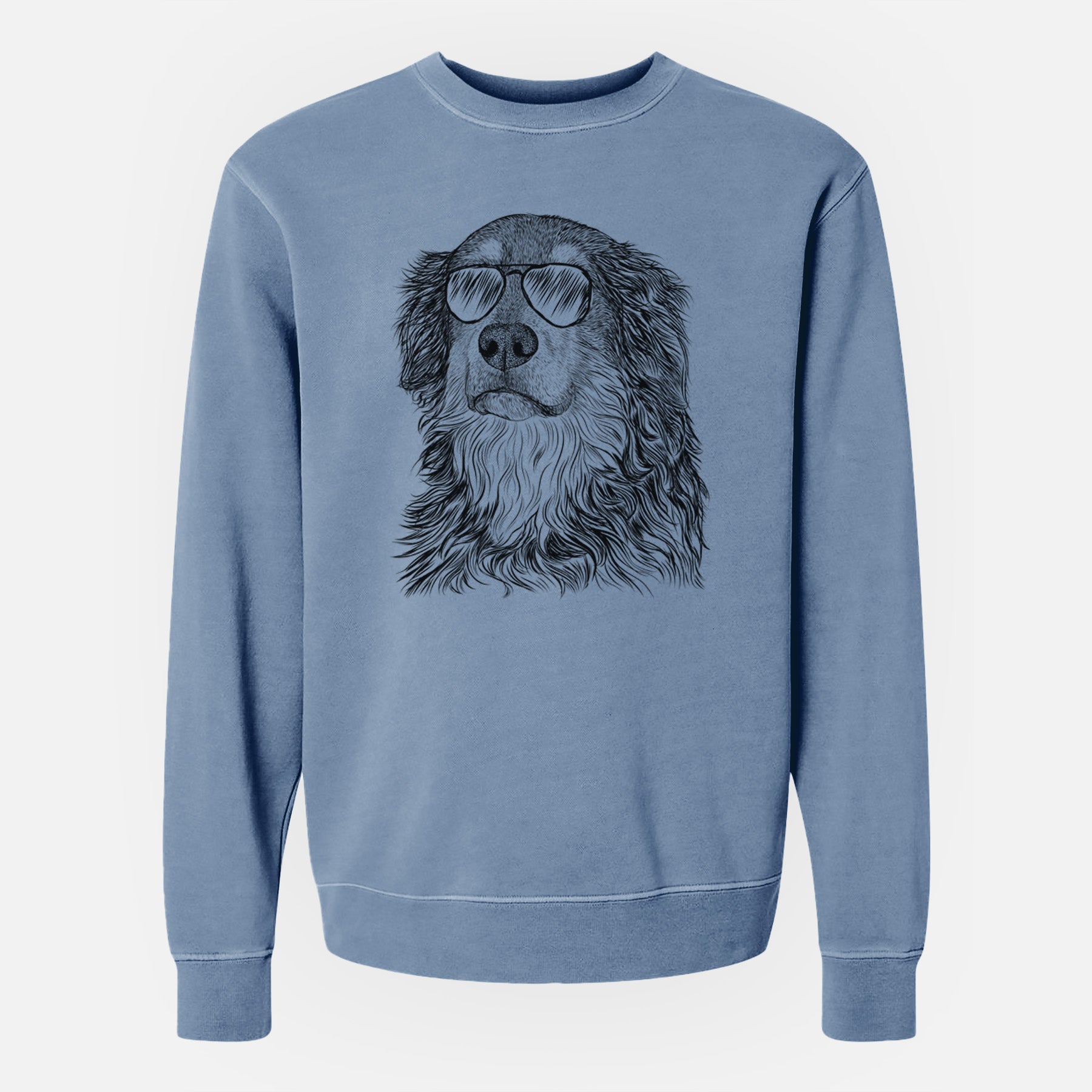 Aviator Ranger the Mixed Breed - Unisex Pigment Dyed Crew Sweatshirt