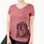 Aviator Ranger the Mixed Breed - Women's V-neck Shirt