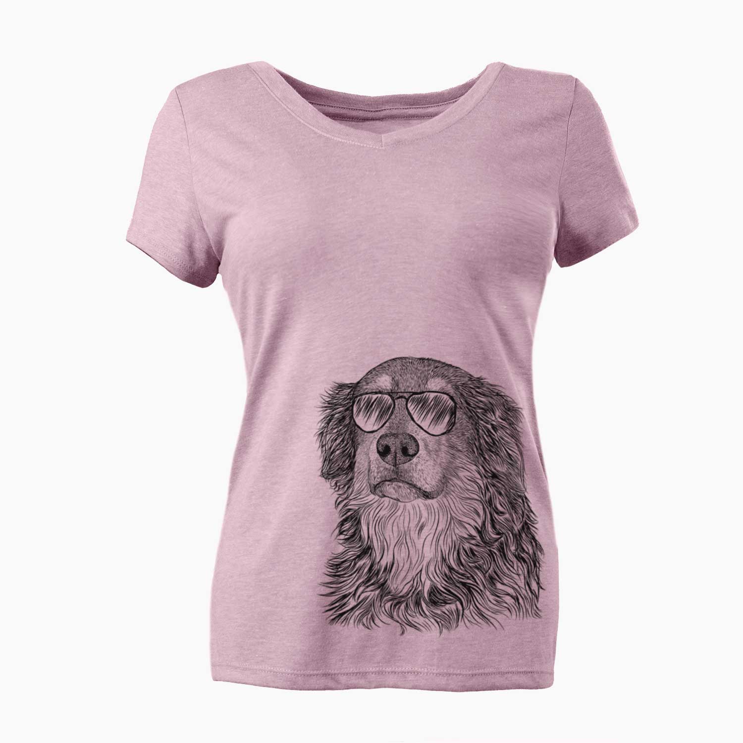 Aviator Ranger the Mixed Breed - Women's V-neck Shirt