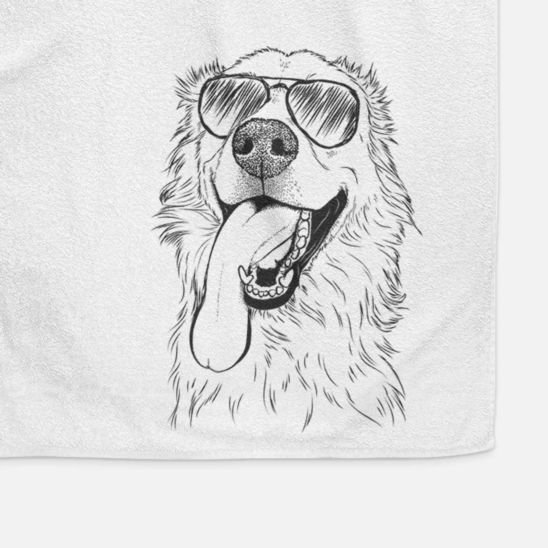 Ranger the Mixed Breed Decorative Hand Towel