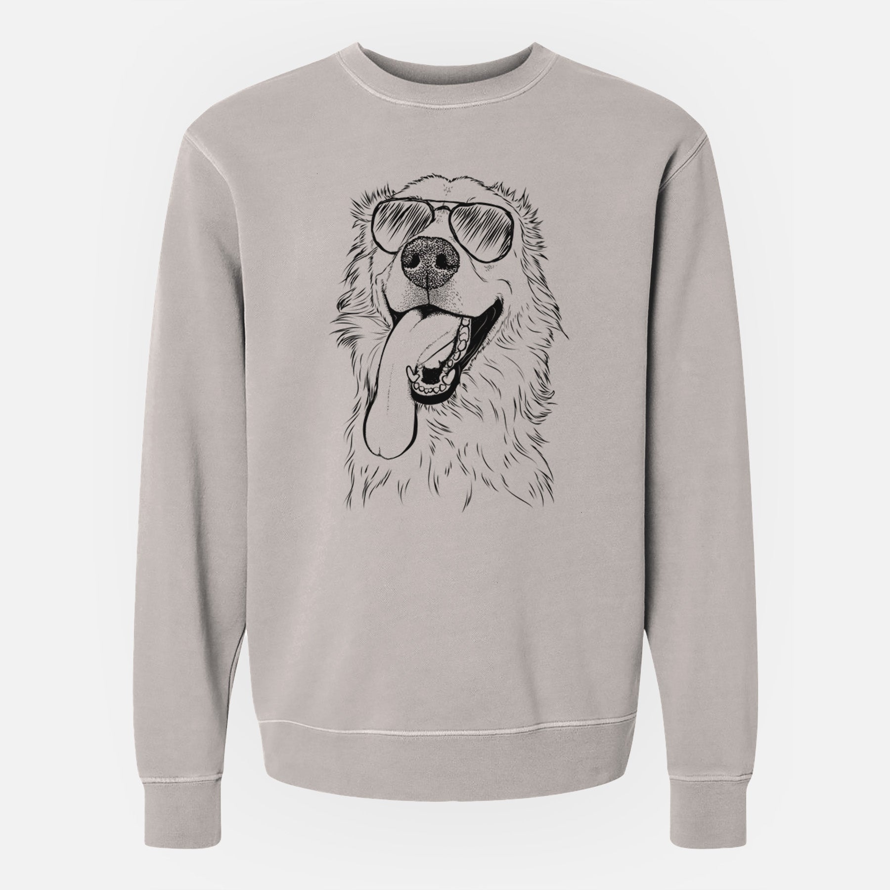 Aviator Ranger the Mixed Breed - Unisex Pigment Dyed Crew Sweatshirt