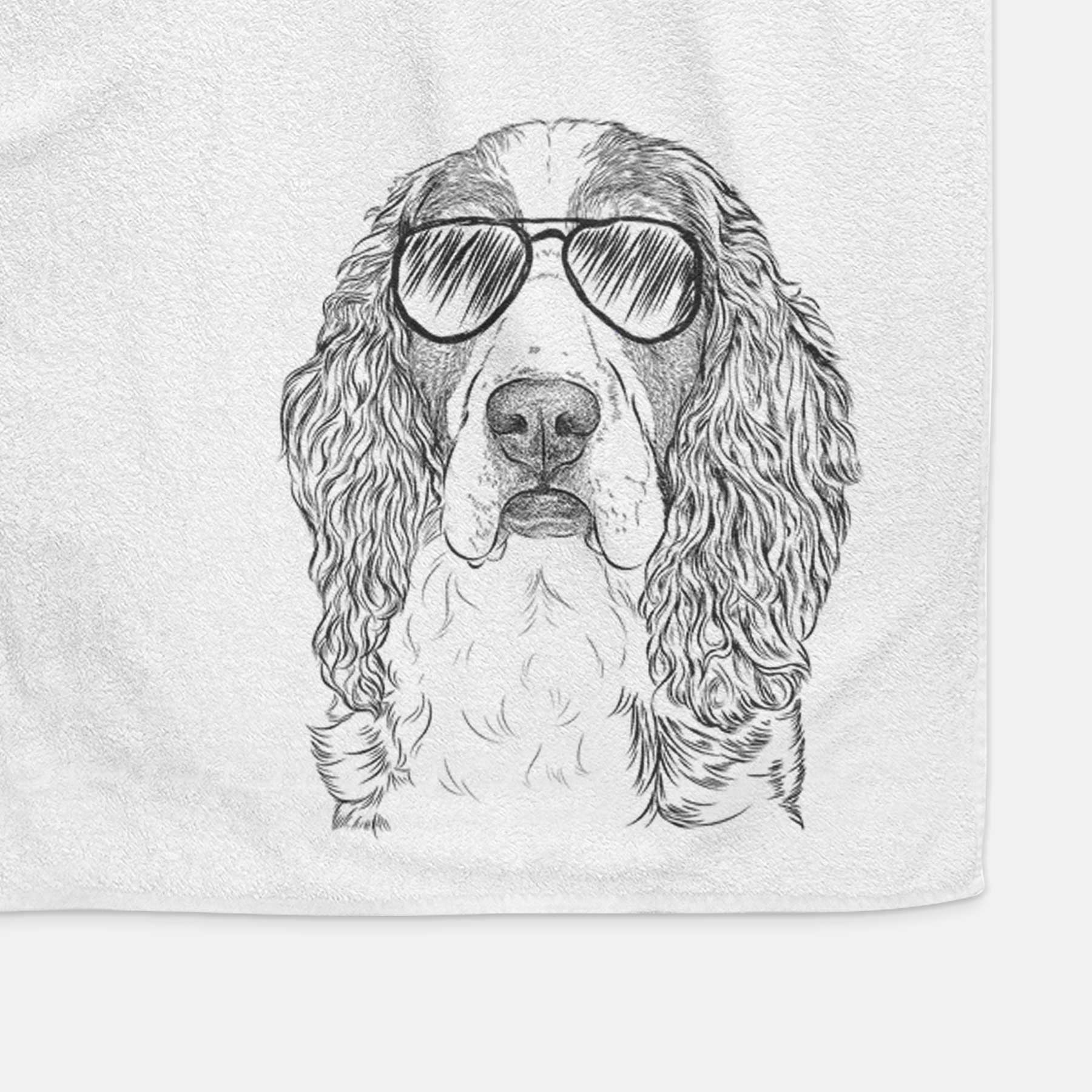 Red the English Springer Spaniel Decorative Hand Towel