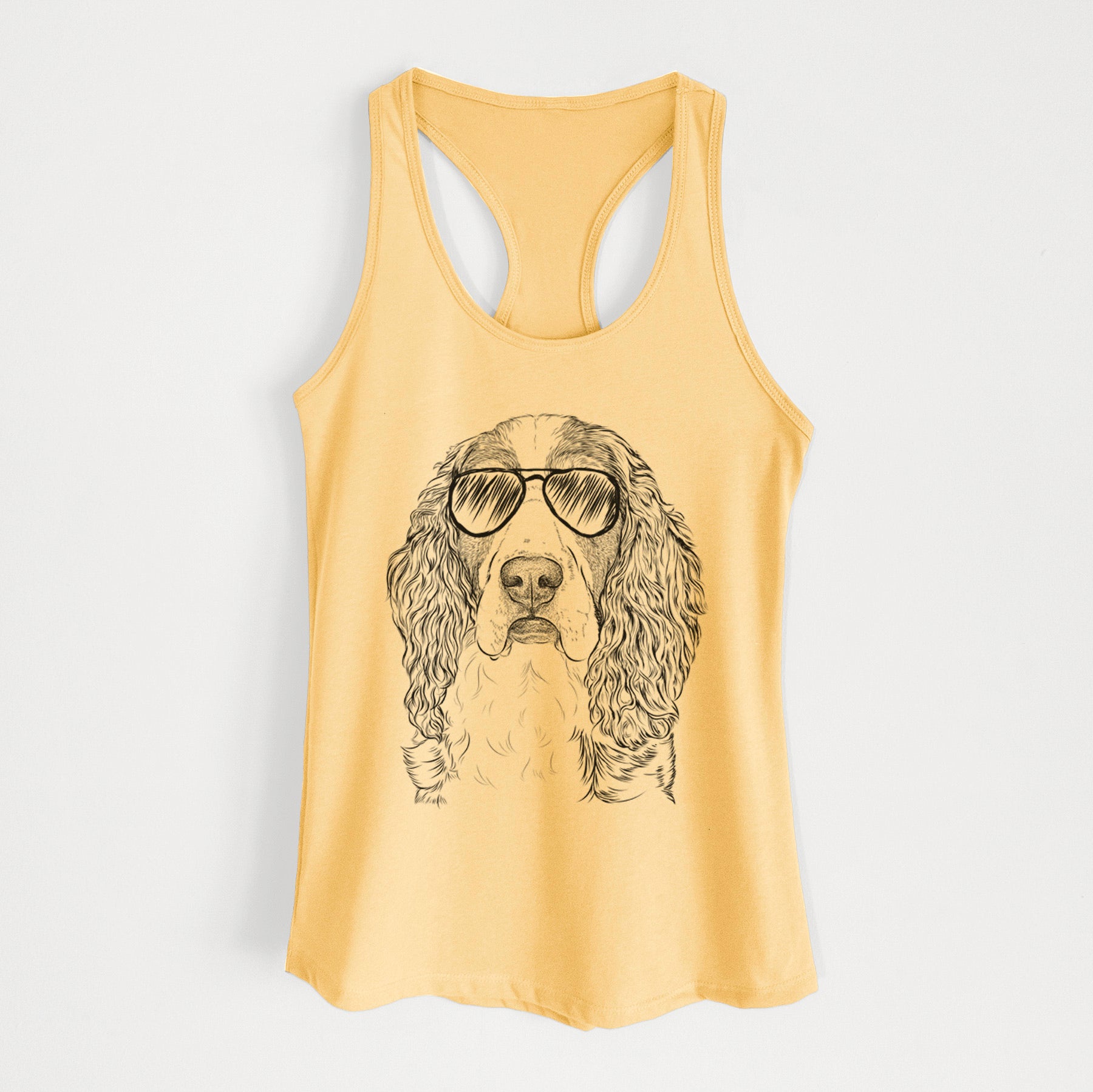 Red the English Springer Spaniel - Women's Racerback Tanktop