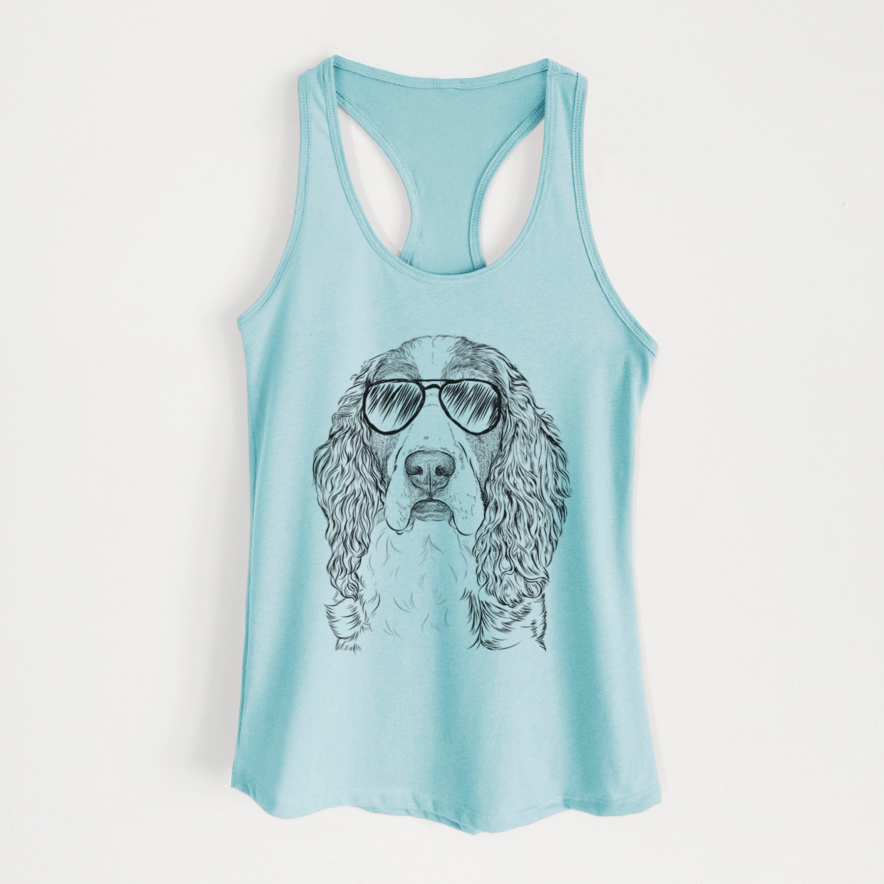 Red the English Springer Spaniel - Women's Racerback Tanktop