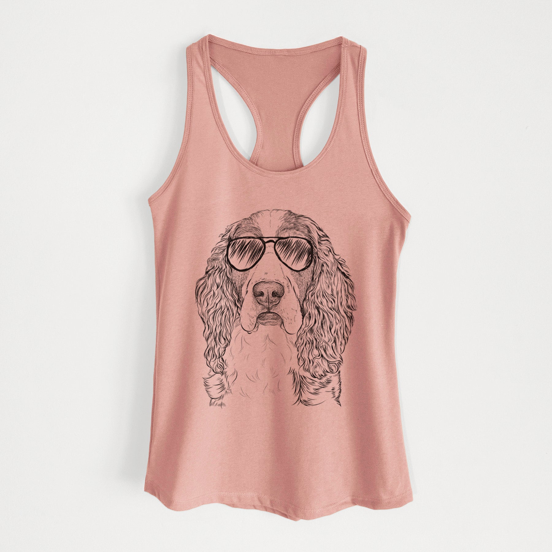 Red the English Springer Spaniel - Women's Racerback Tanktop