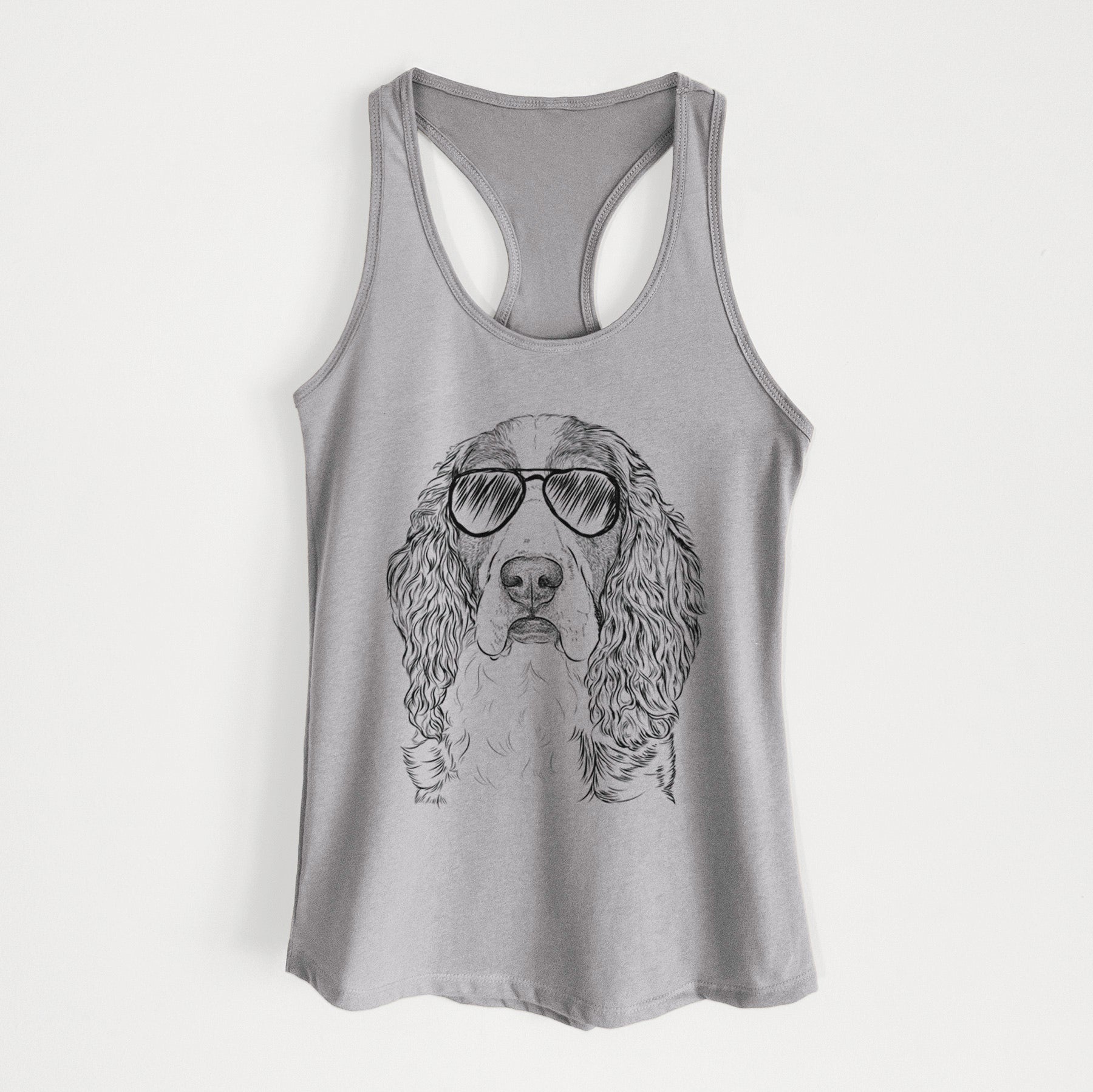 Red the English Springer Spaniel - Women's Racerback Tanktop