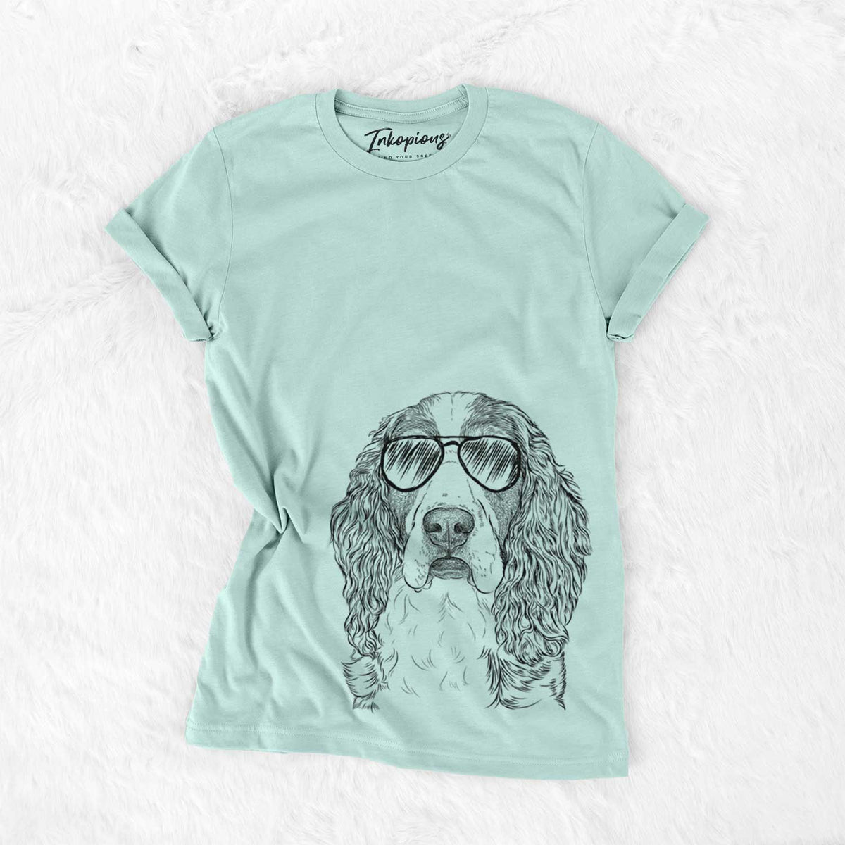 Aviator Red the English Springer Spaniel - Unisex Crewneck