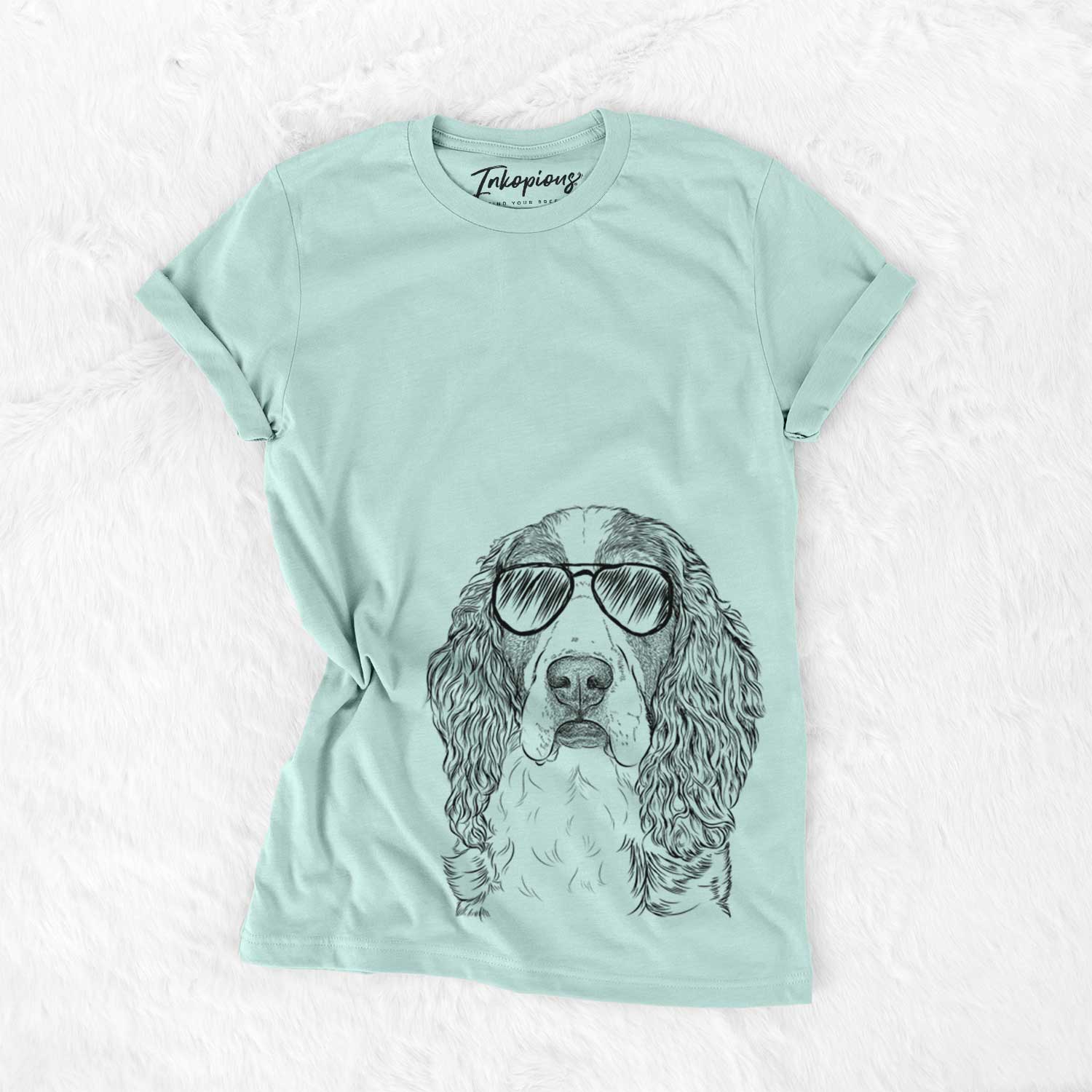 Aviator Red the English Springer Spaniel - Unisex Crewneck