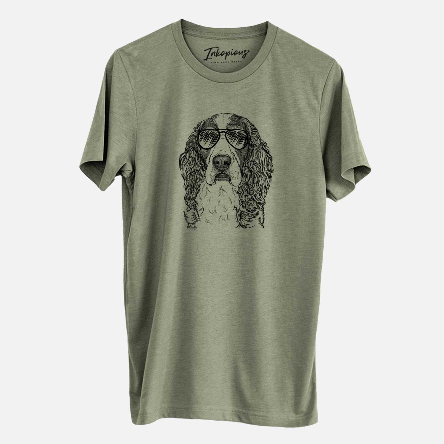 Aviator Red the English Springer Spaniel - Unisex Crewneck