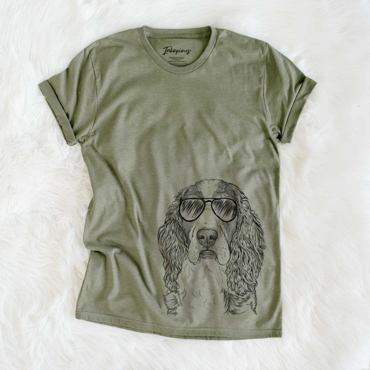 Aviator Red the English Springer Spaniel - Unisex Crewneck