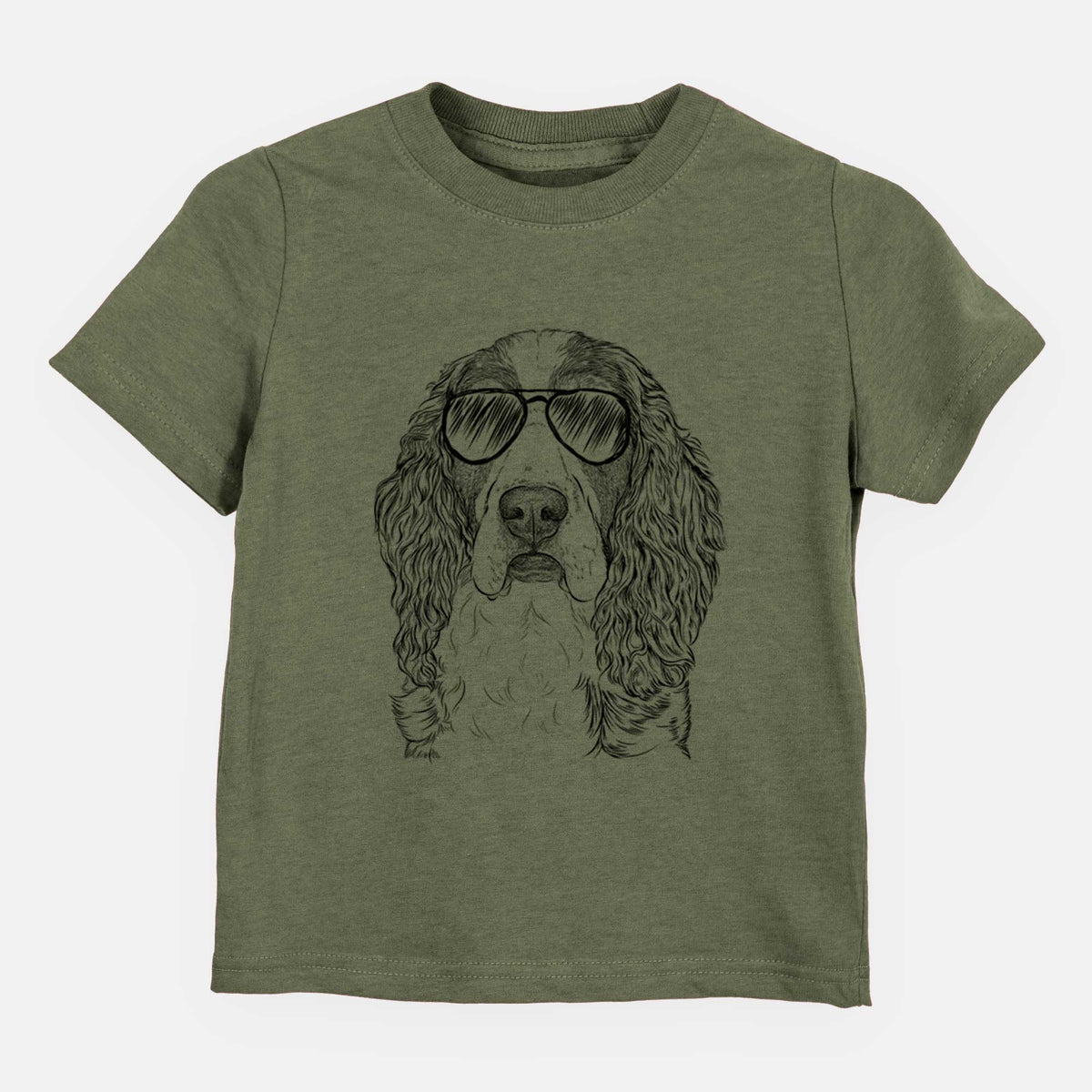 Aviator Red the English Springer Spaniel - Kids/Youth/Toddler Shirt