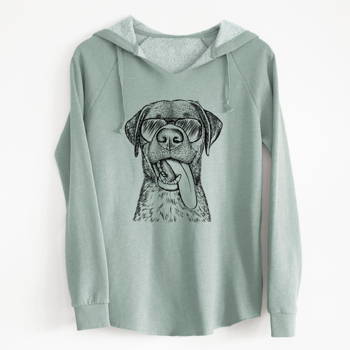 Aviator Reese the Mixed Breed - Cali Wave Hooded Sweatshirt