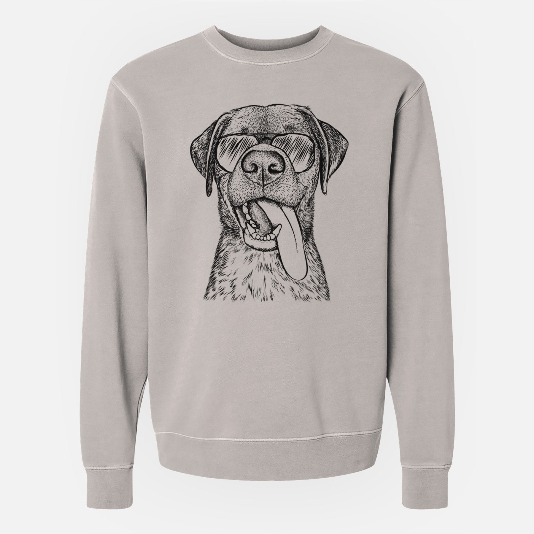 Aviator Reese the Mixed Breed - Unisex Pigment Dyed Crew Sweatshirt