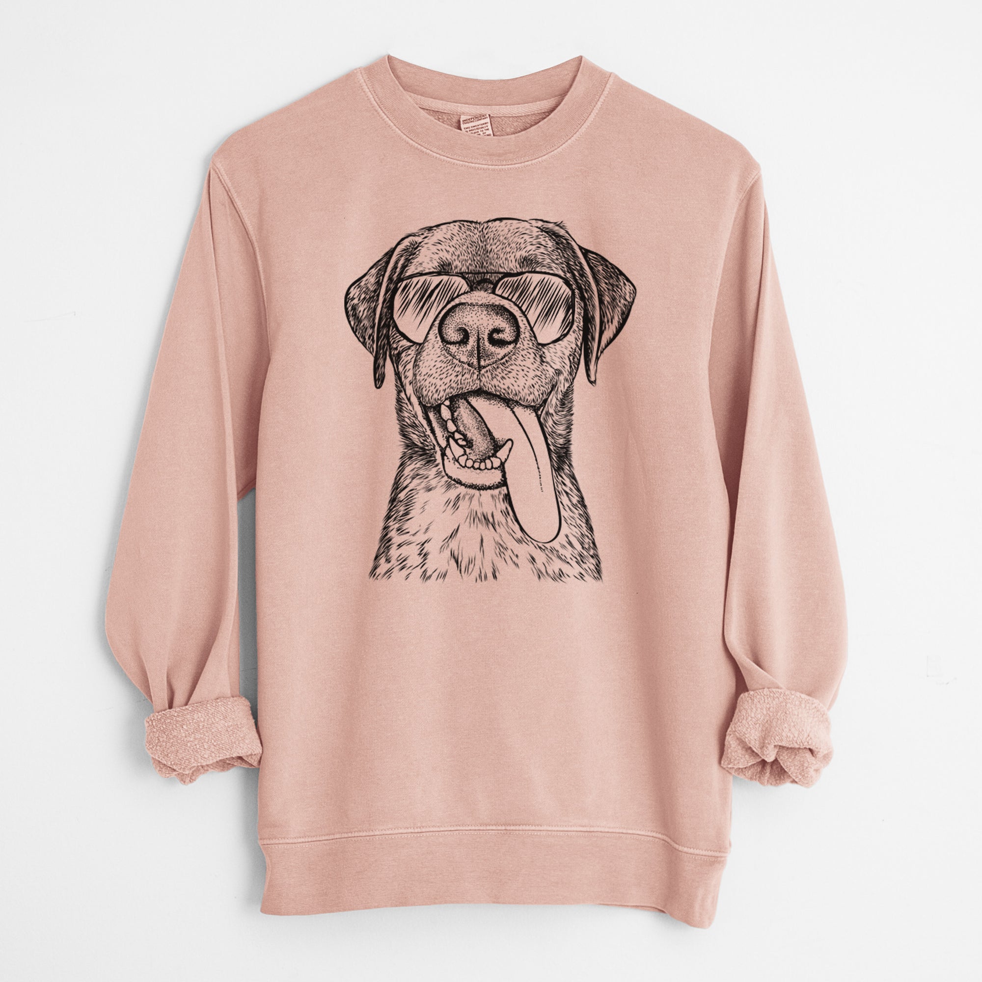 Aviator Reese the Mixed Breed - Unisex Pigment Dyed Crew Sweatshirt