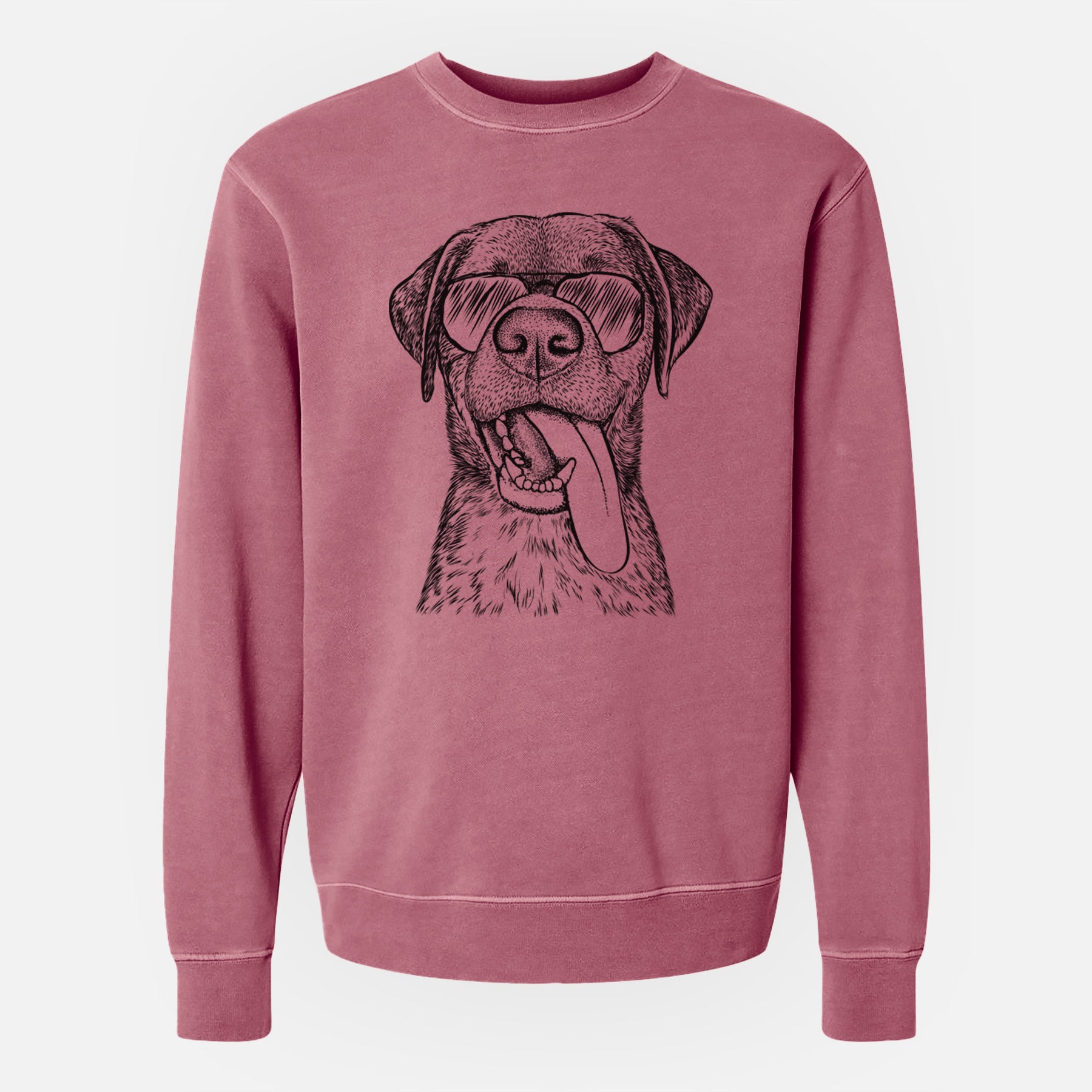 Aviator Reese the Mixed Breed - Unisex Pigment Dyed Crew Sweatshirt