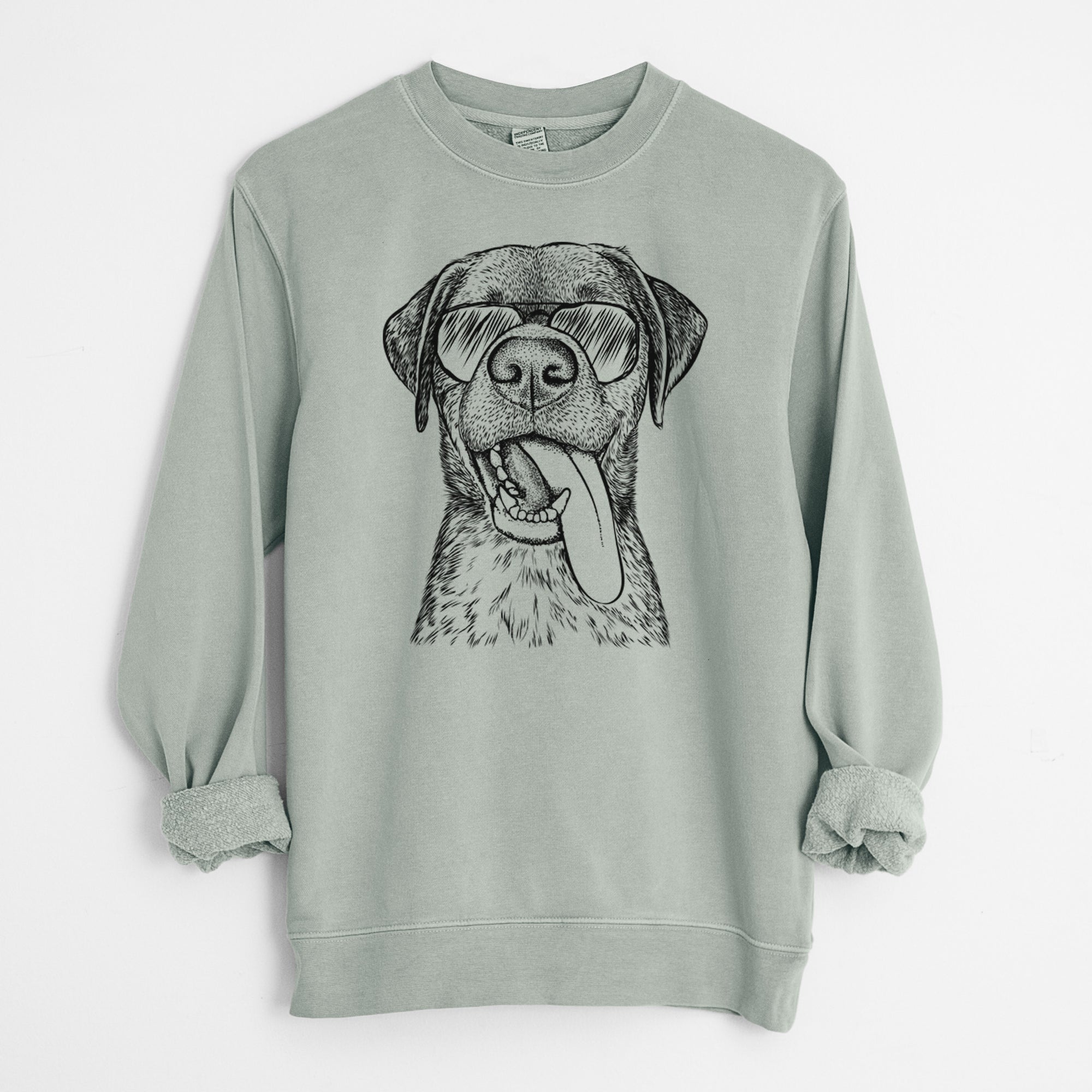 Aviator Reese the Mixed Breed - Unisex Pigment Dyed Crew Sweatshirt