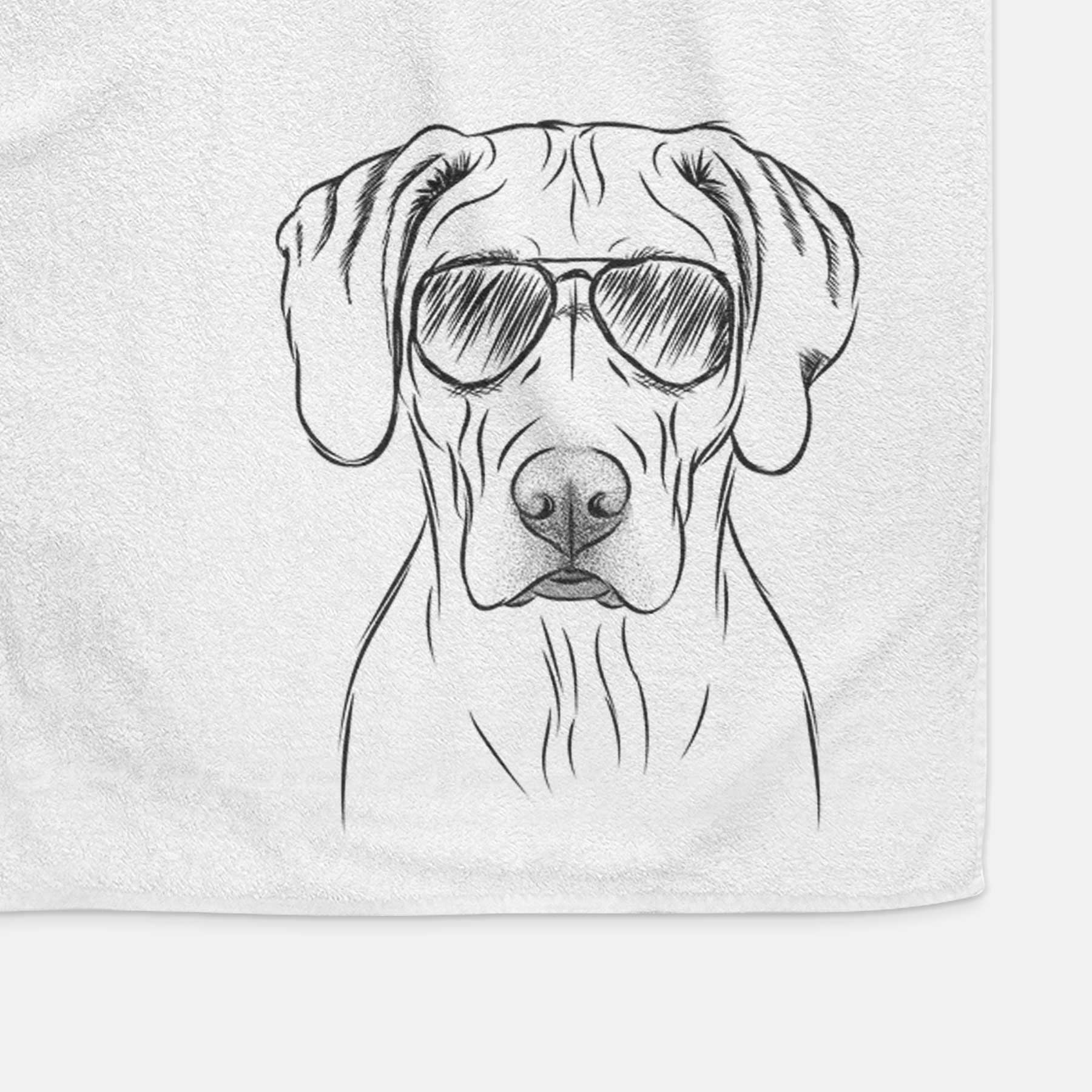 Reid the Rhodesian Ridgeback Decorative Hand Towel