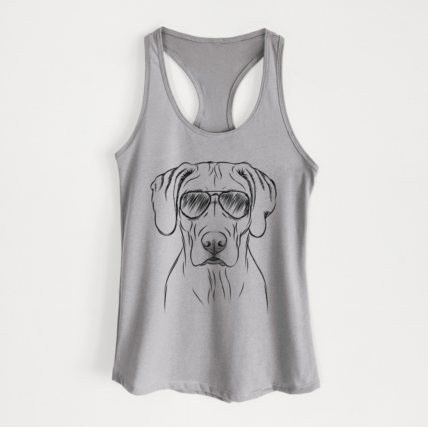 Reid the Rhodesian Ridgeback - Women's Racerback Tanktop