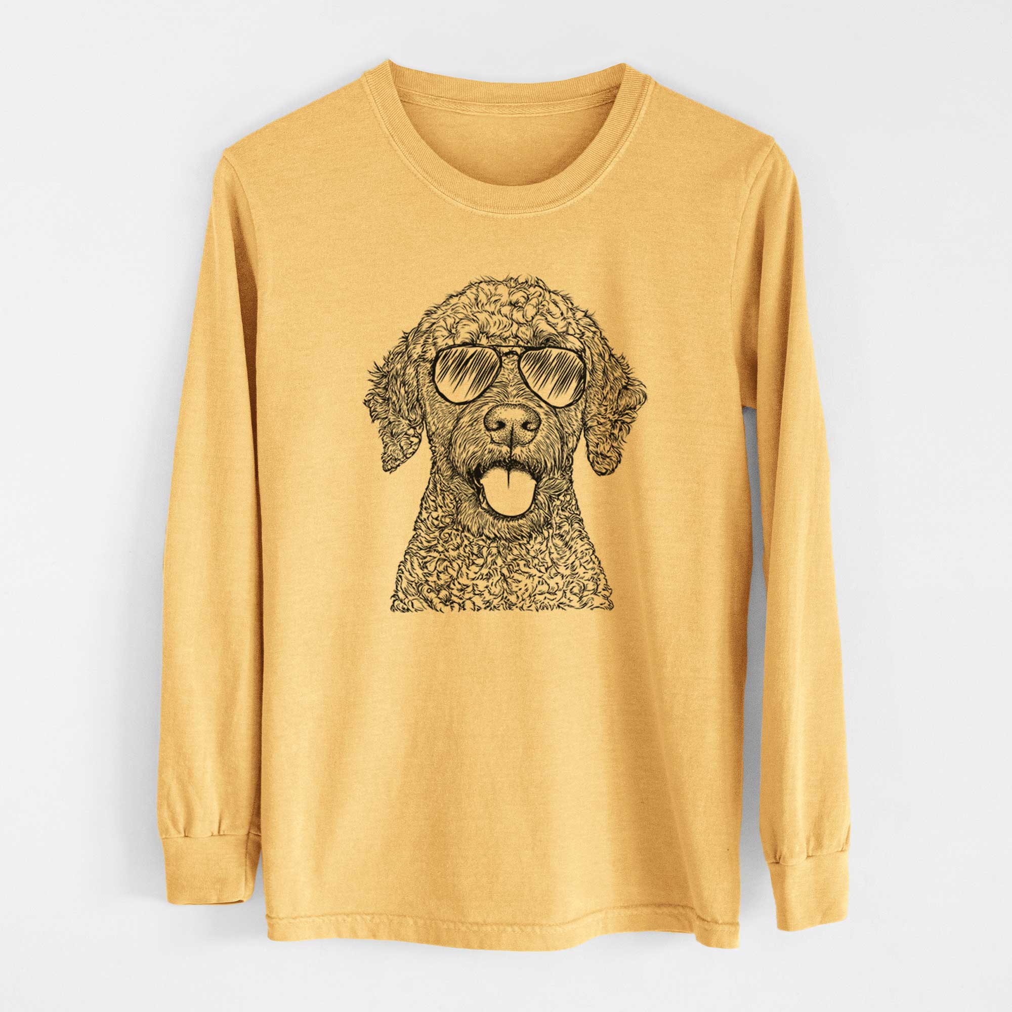 Aviators Reina the Spanish Water Dog - Heavyweight 100% Cotton Long Sleeve