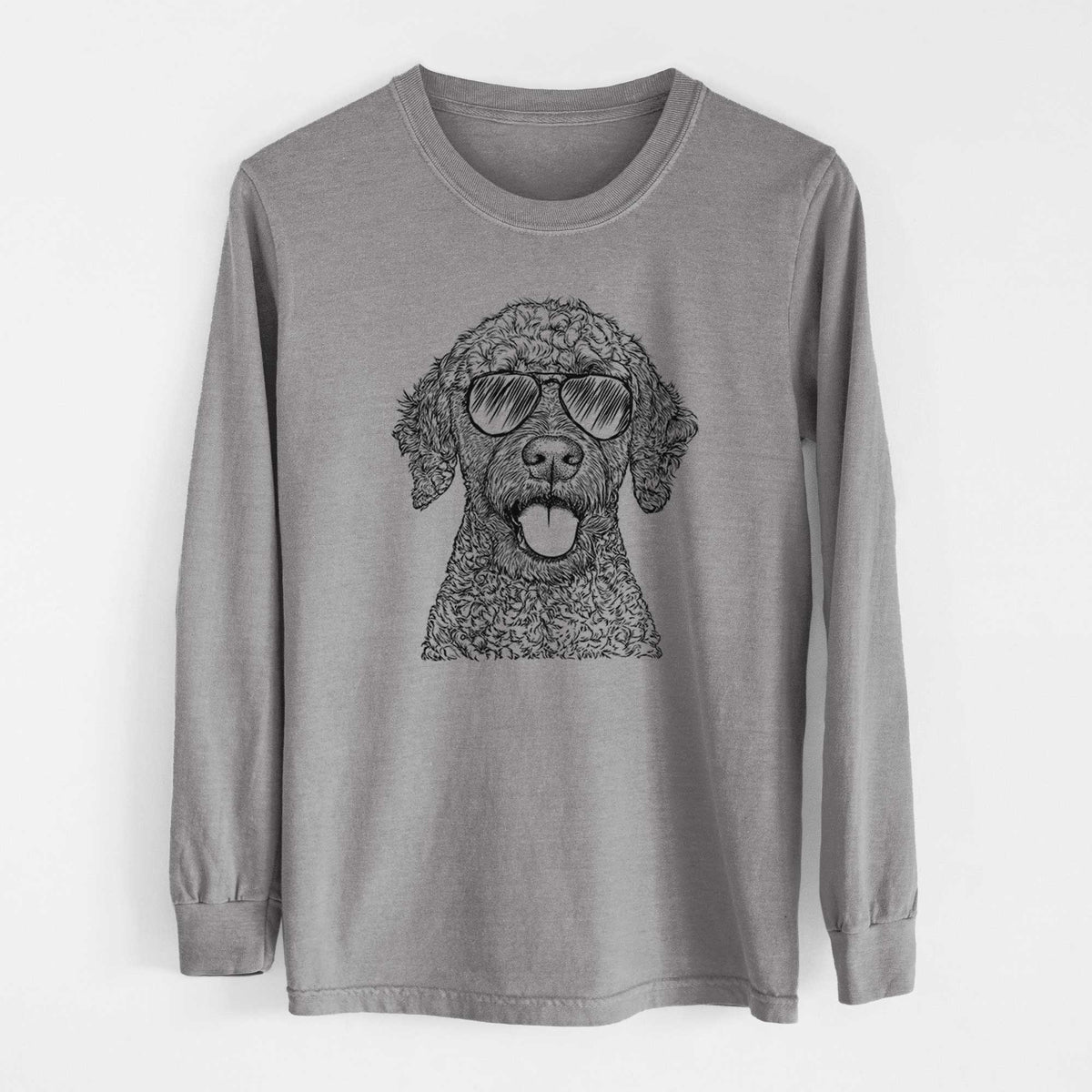 Aviators Reina the Spanish Water Dog - Heavyweight 100% Cotton Long Sleeve