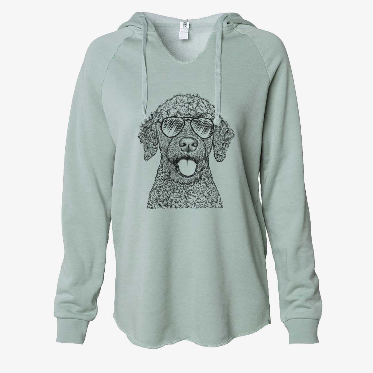 Reina the Spanish Water Dog - Cali Wave Hooded Sweatshirt