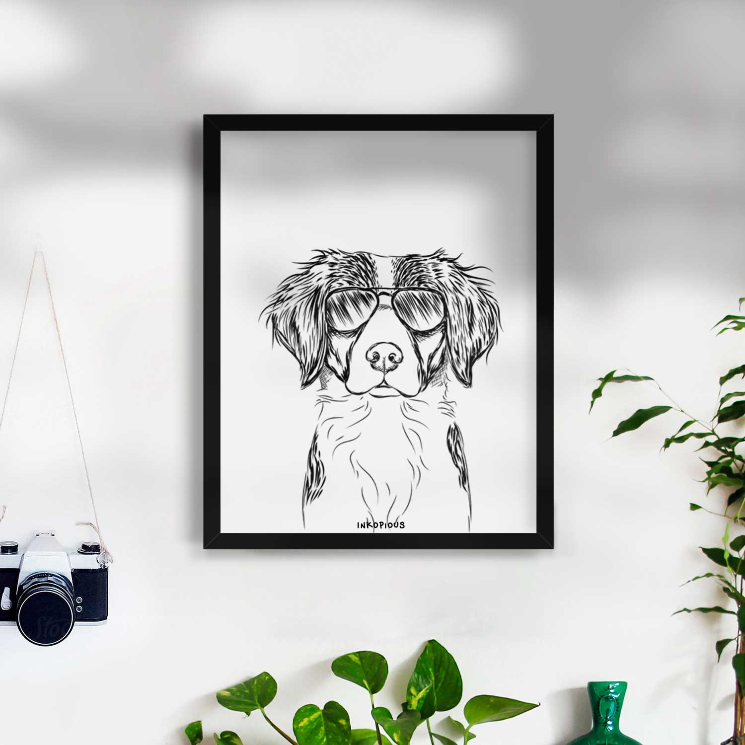 Remi the Brittany Art Print