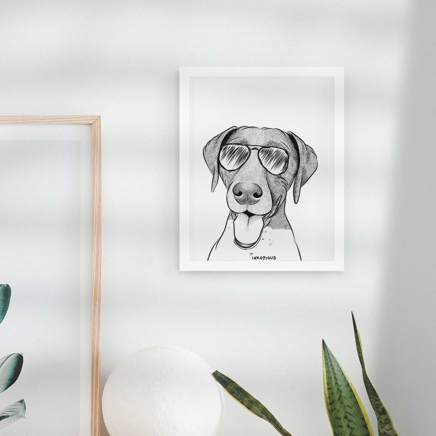 Remi the German Shorthaired Pointer Art Print