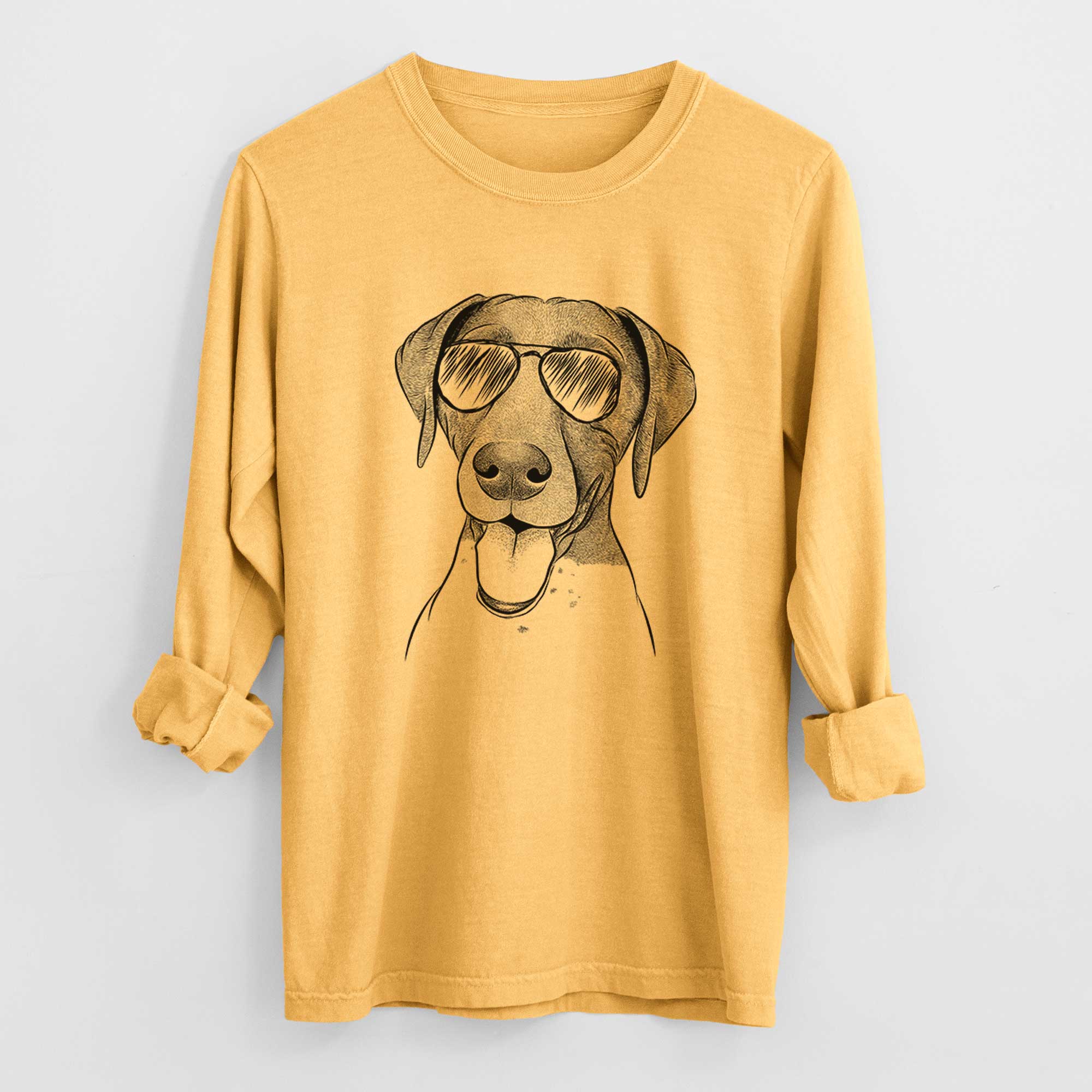 Aviators Remi the German Shorthaired Pointer - Heavyweight 100% Cotton Long Sleeve