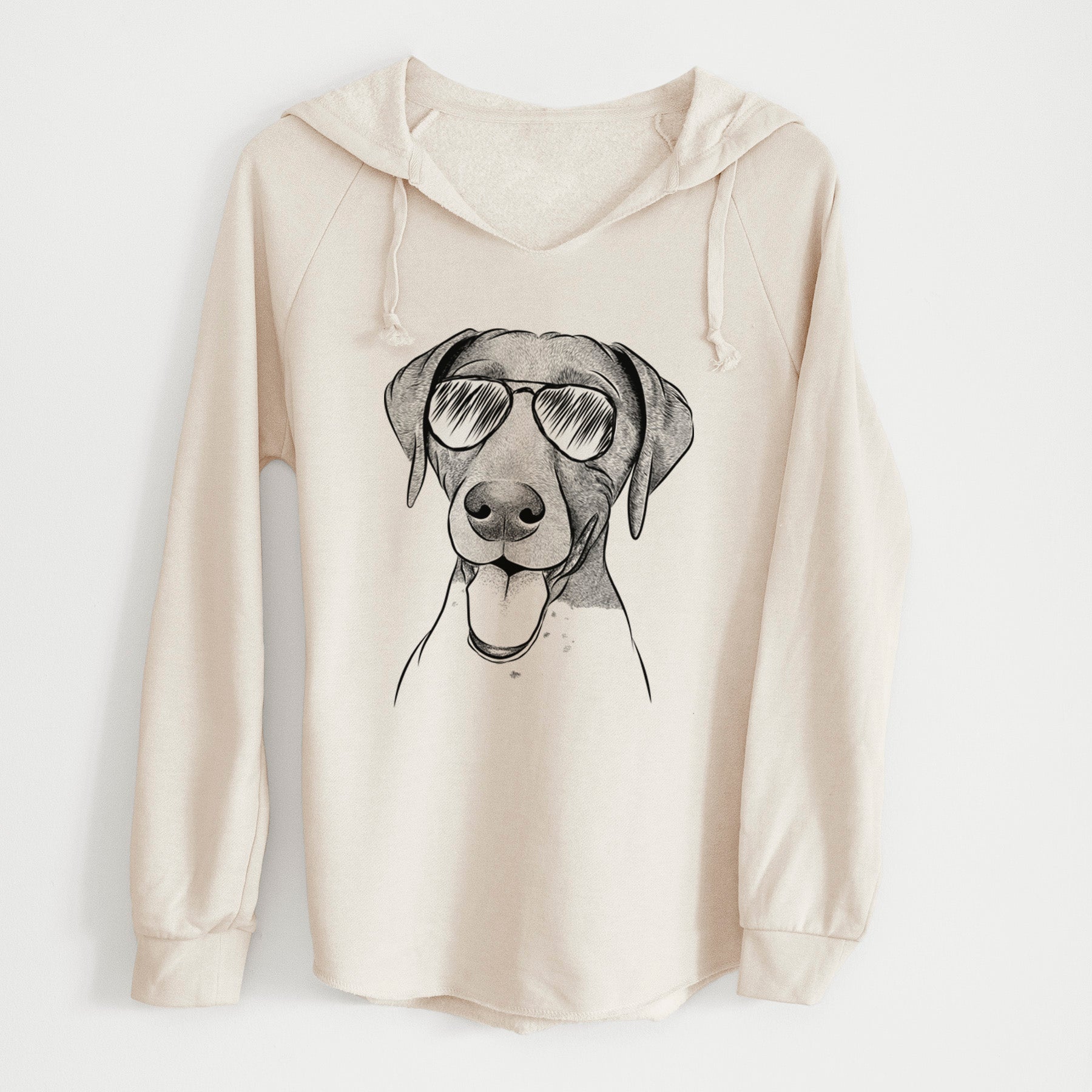 Aviator Remi the German Shorthaired Pointer - Cali Wave Hooded Sweatshirt