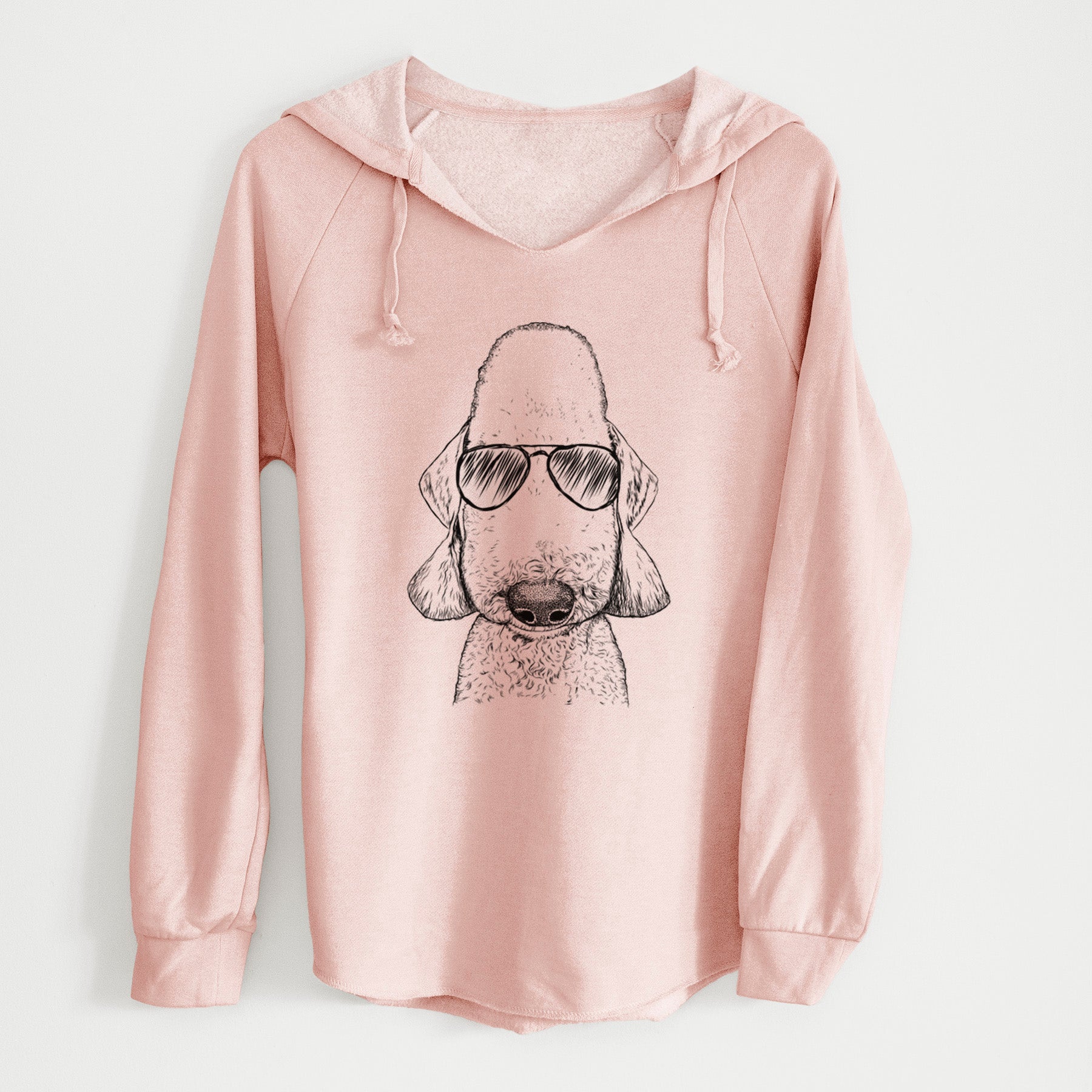 Aviator Remington the Bedlington Terrier - Cali Wave Hooded Sweatshirt