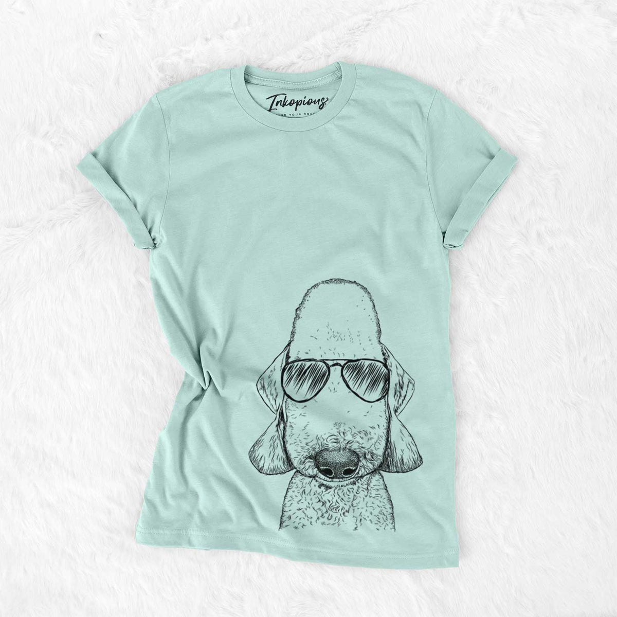 Aviator Remington the Bedlington Terrier - Unisex Crewneck