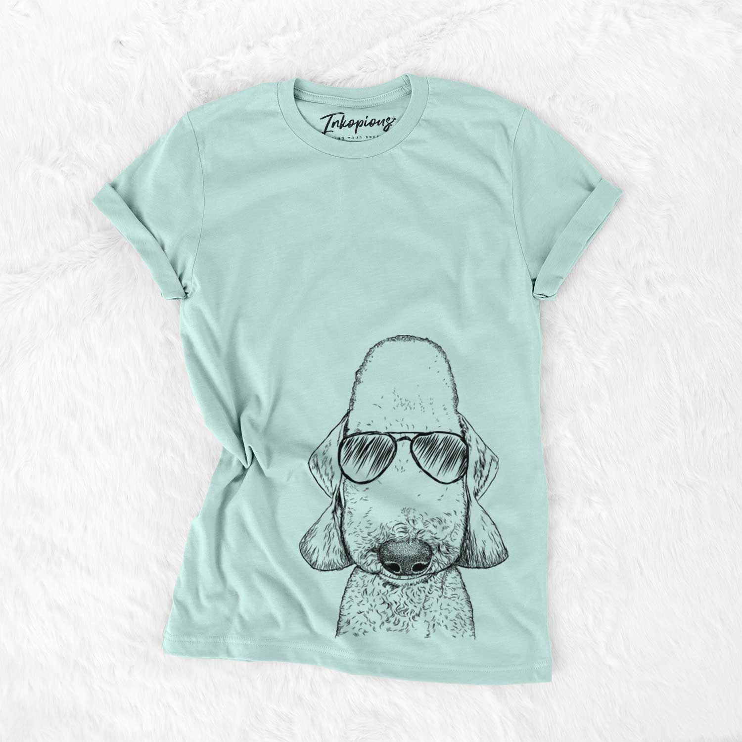 Aviator Remington the Bedlington Terrier - Unisex Crewneck