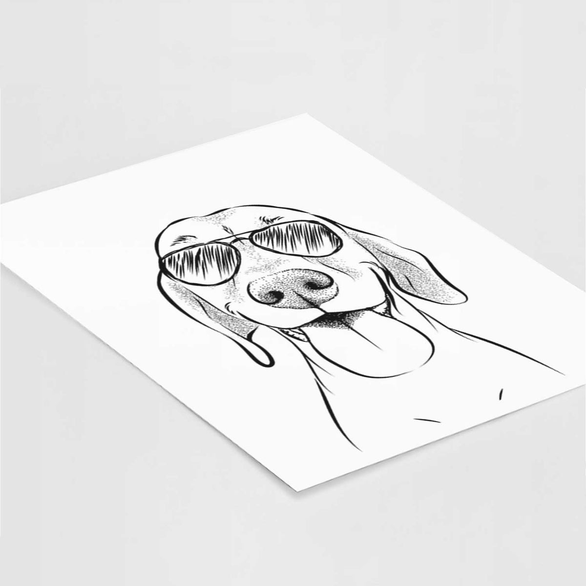 Remington the Vizsla Art Print