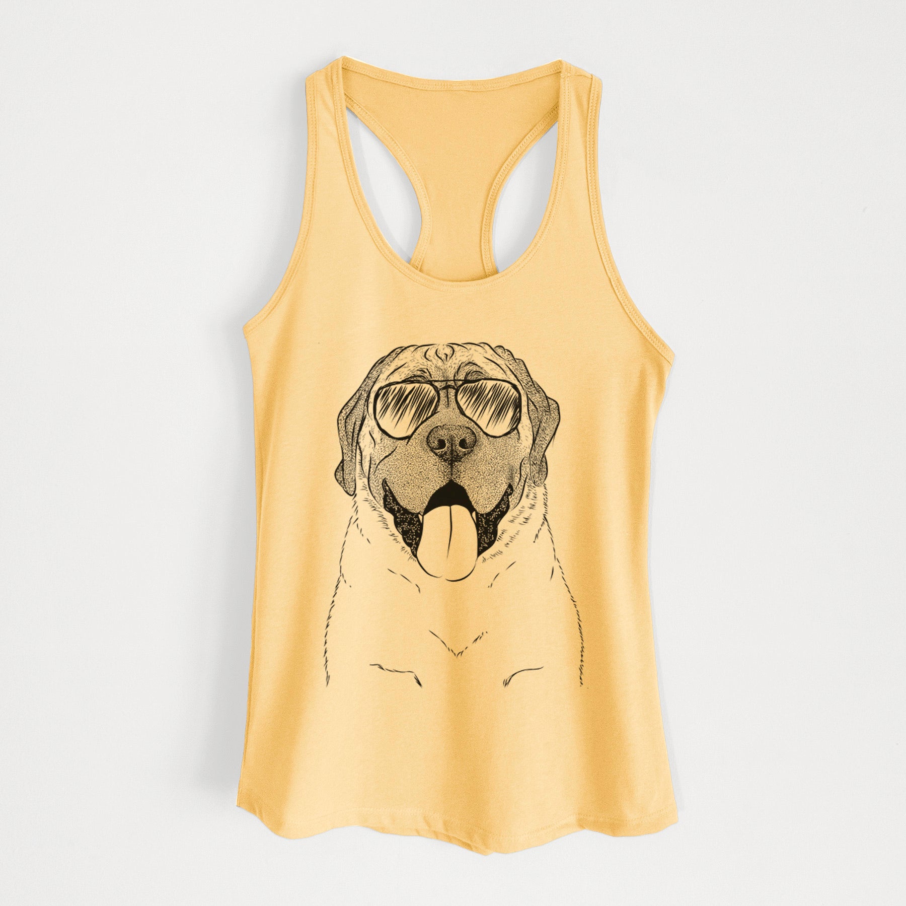 Remmie the English Mastiff - Women's Racerback Tanktop