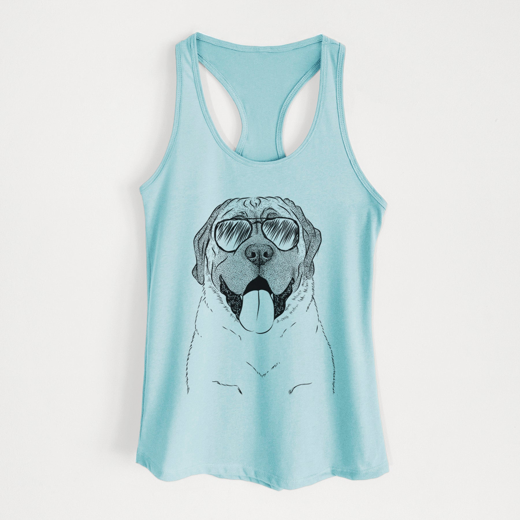 Remmie the English Mastiff - Women's Racerback Tanktop