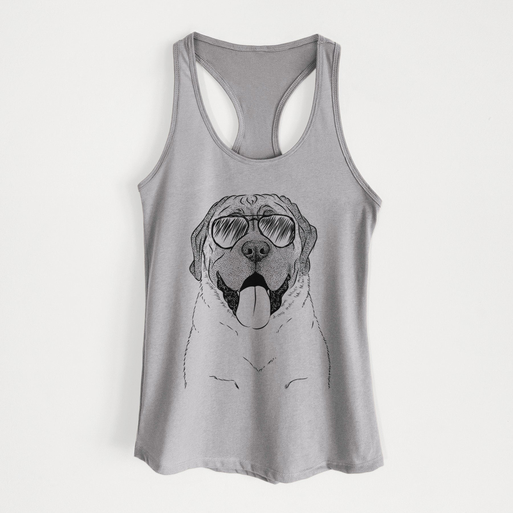 Remmie the English Mastiff - Women's Racerback Tanktop