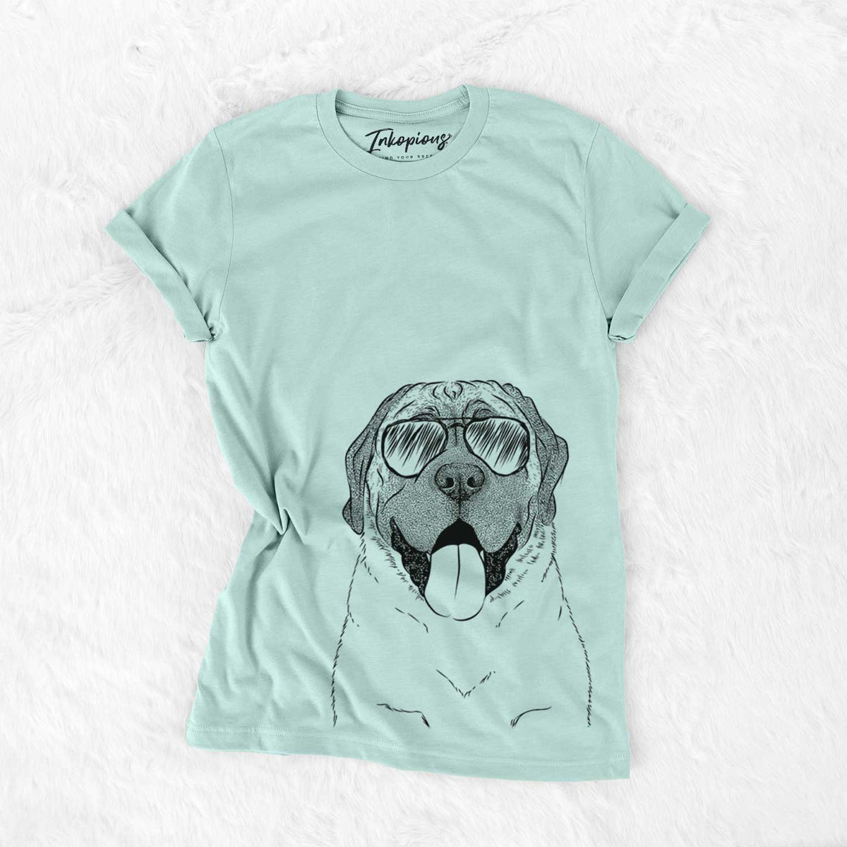 Aviator Remmie the English Mastiff - Unisex Crewneck