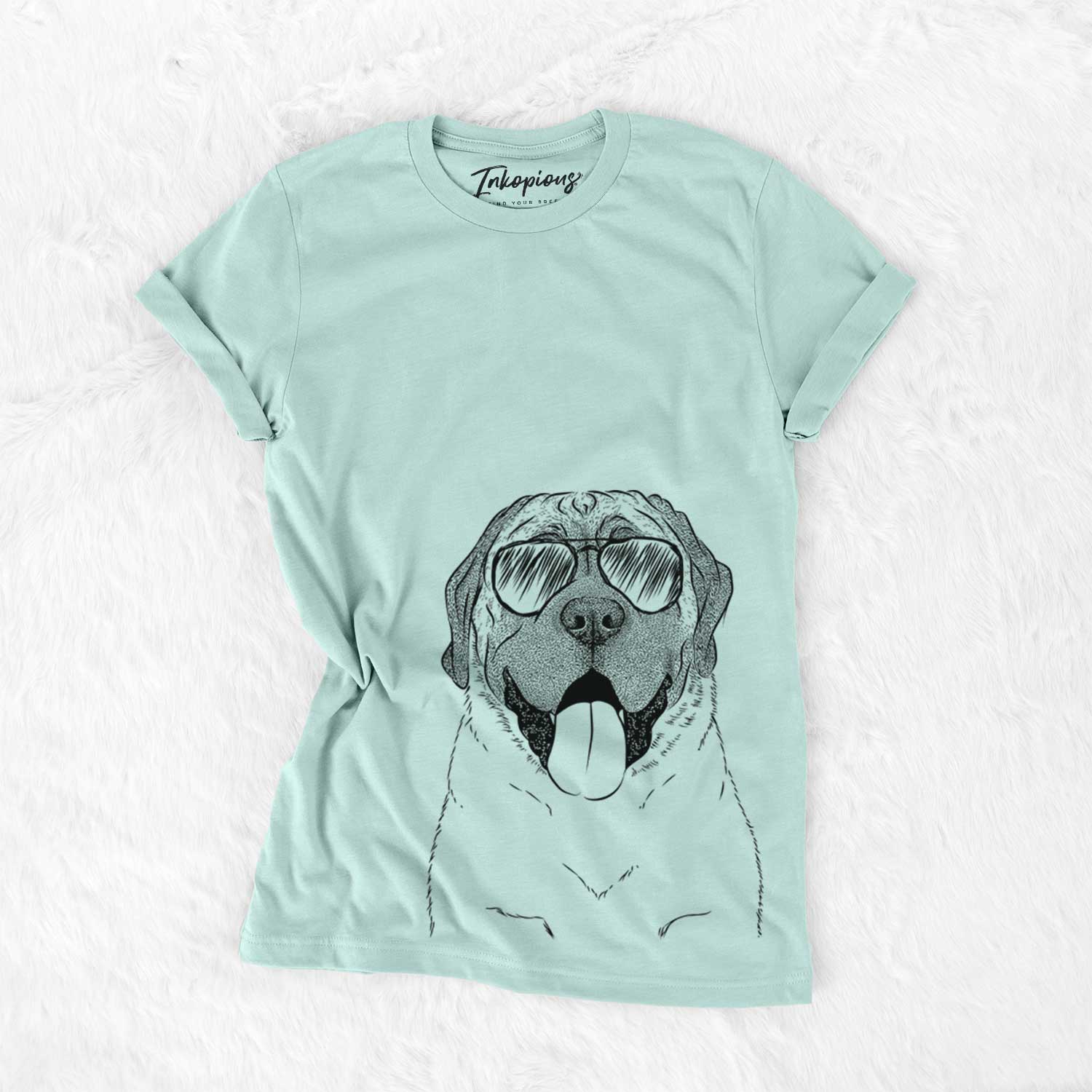 Aviator Remmie the English Mastiff - Unisex Crewneck