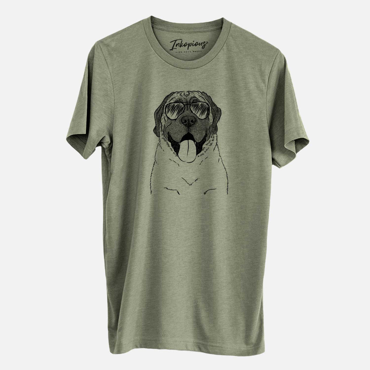 Aviator Remmie the English Mastiff - Unisex Crewneck