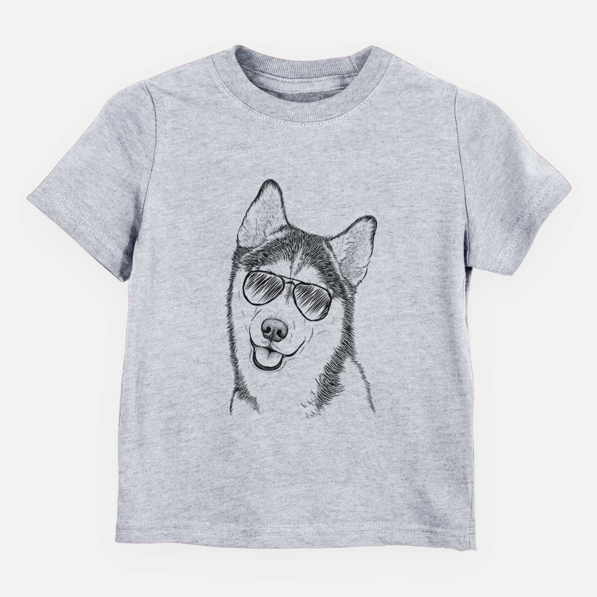 Aviator Remmie the Siberian Husky - Kids/Youth/Toddler Shirt