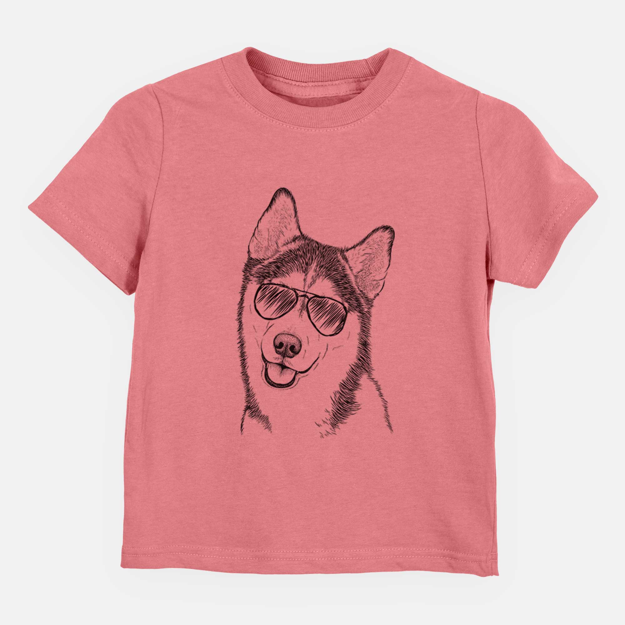 Aviator Remmie the Siberian Husky - Kids/Youth/Toddler Shirt