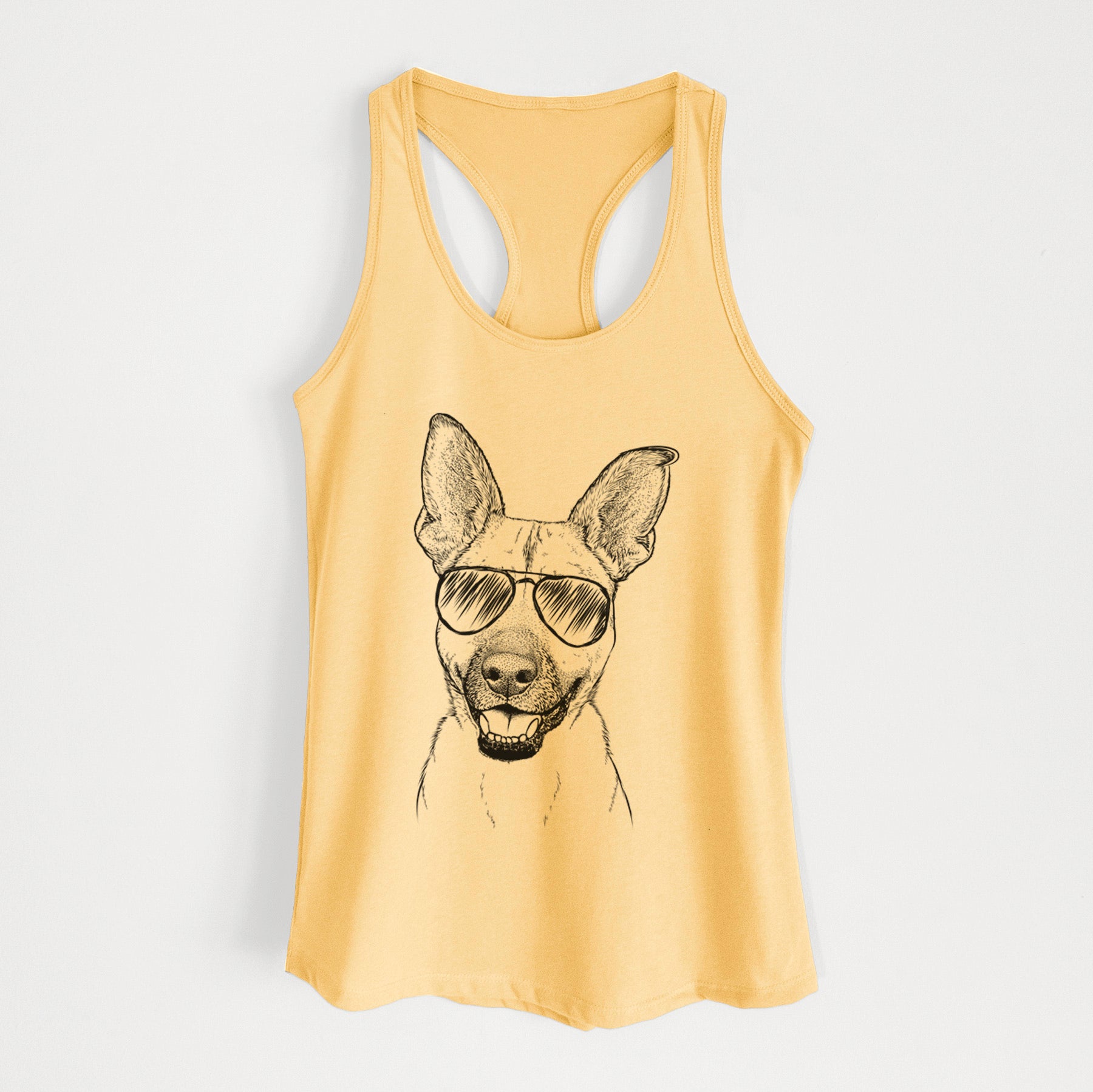 Remus the German Shepherd Mix - Women's Racerback Tanktop