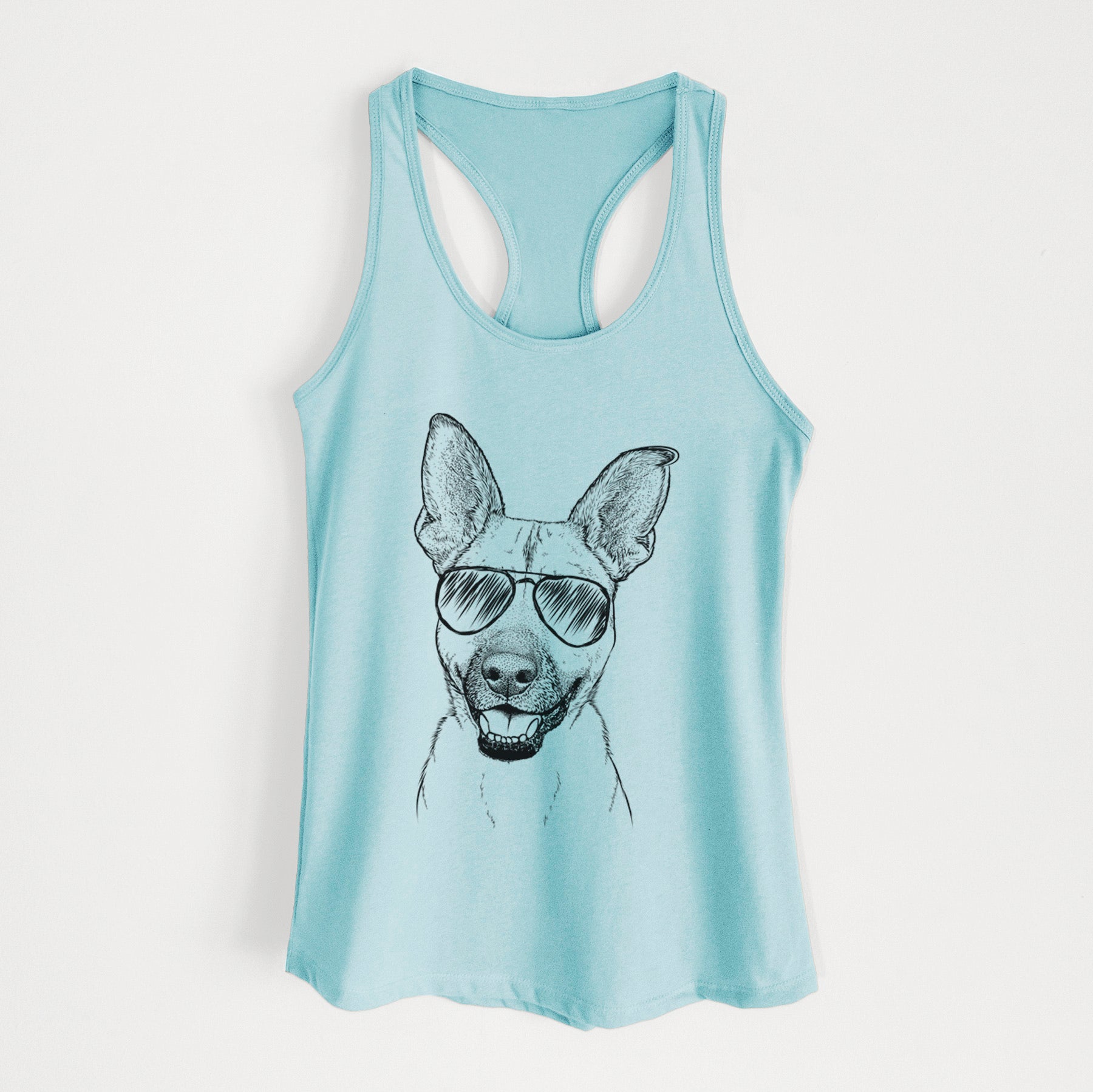 Remus the German Shepherd Mix - Women's Racerback Tanktop