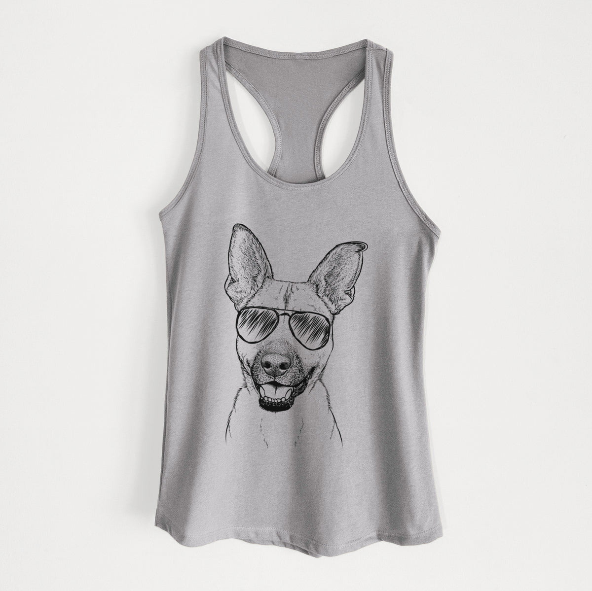 Remus the German Shepherd Mix - Women's Racerback Tanktop