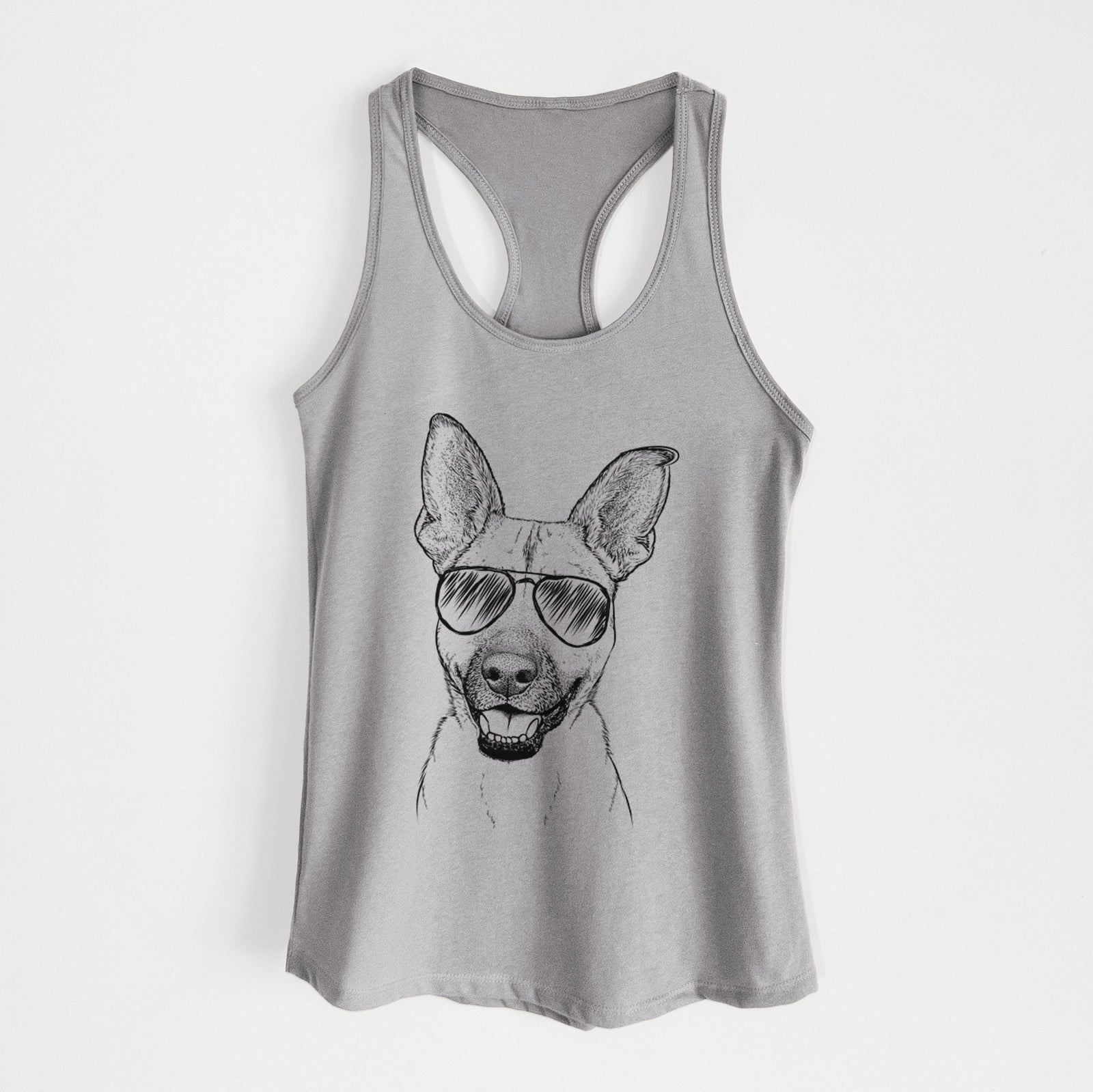 Remus the German Shepherd Mix - Women's Racerback Tanktop