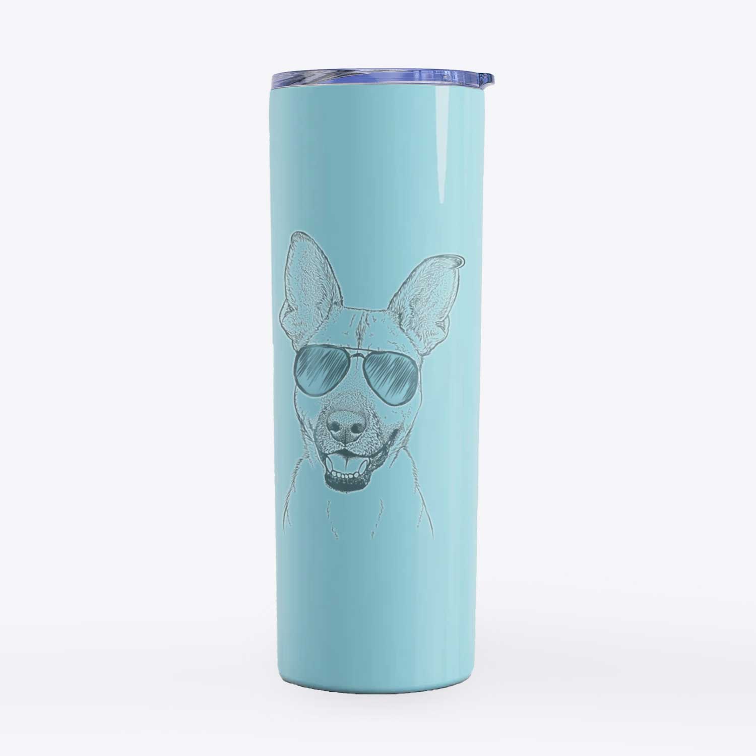 Remus the German Shepherd Mix - 20oz Skinny Tumbler