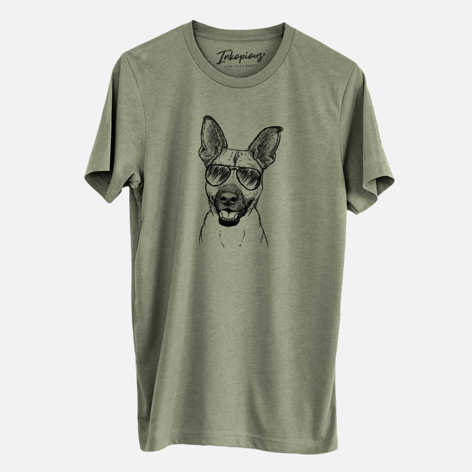 Aviator Remus the German Shepherd Mix - Unisex Crewneck