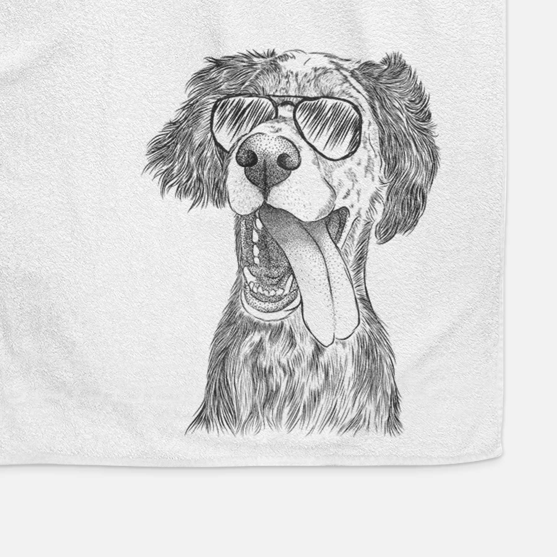 Renly the English Setter Decorative Hand Towel